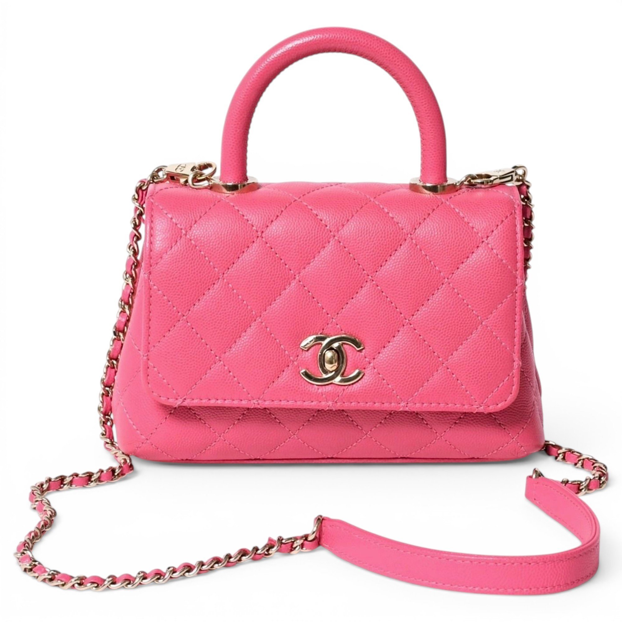 Coco Handle leather handbag