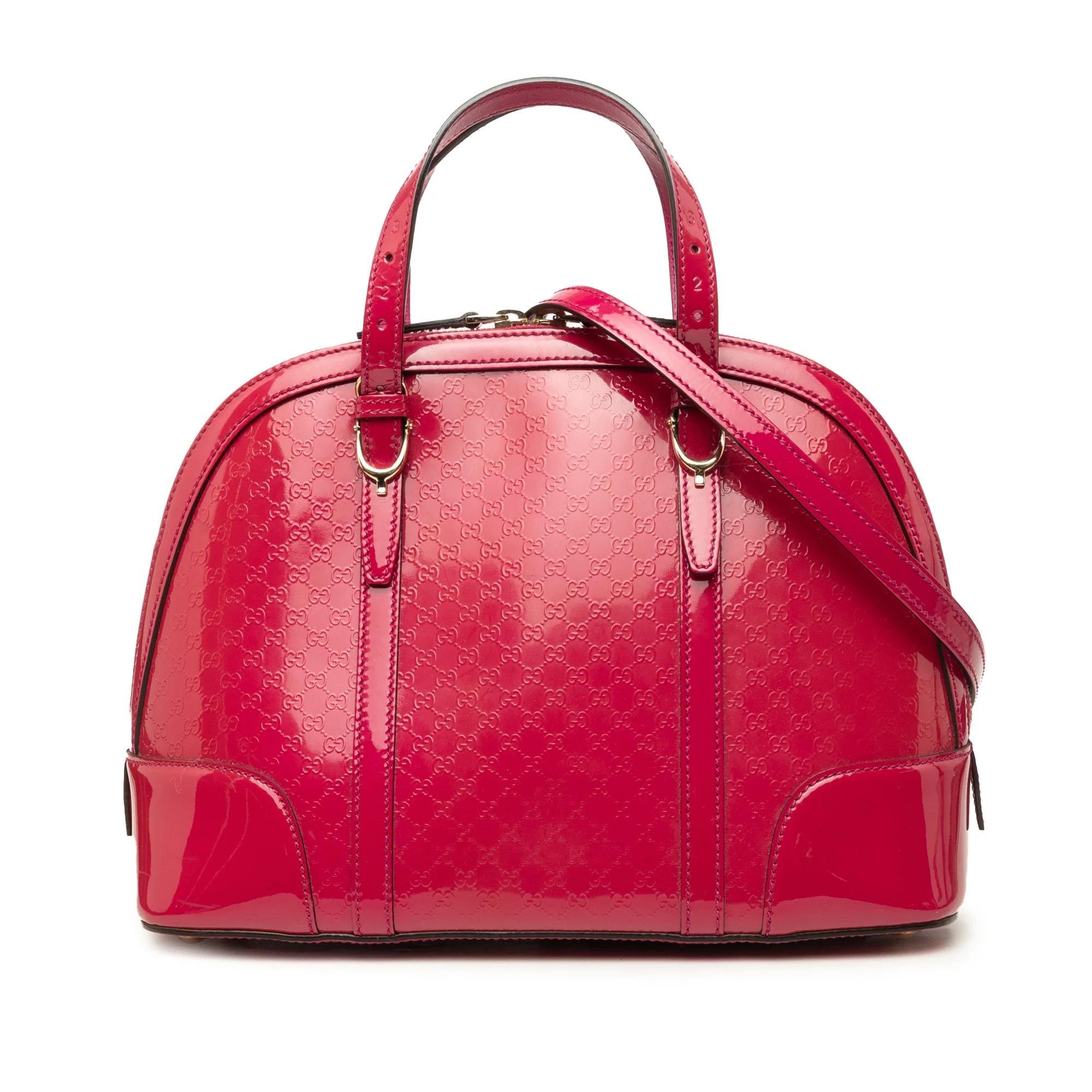Dôme leather handbag