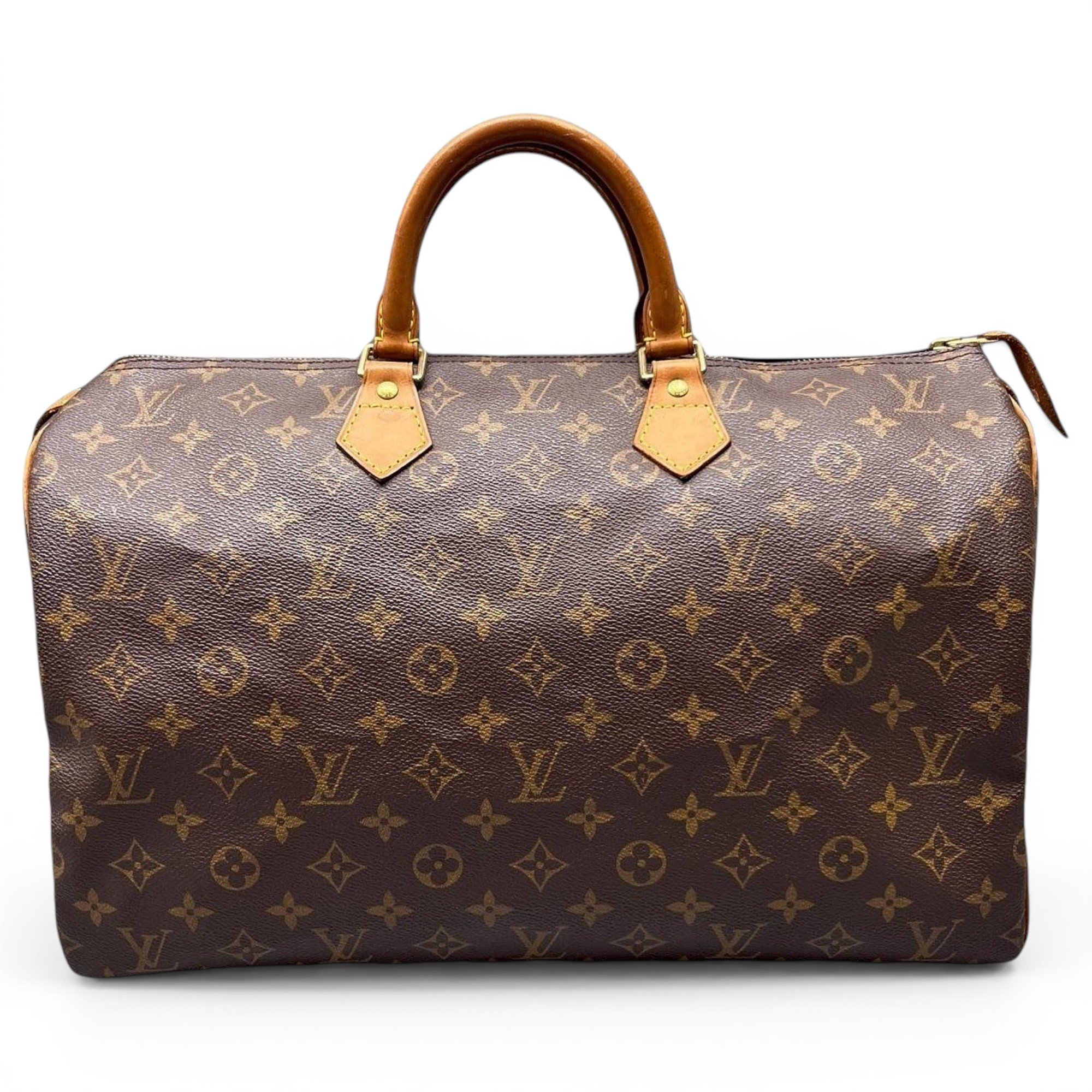 Speedy leather handbag