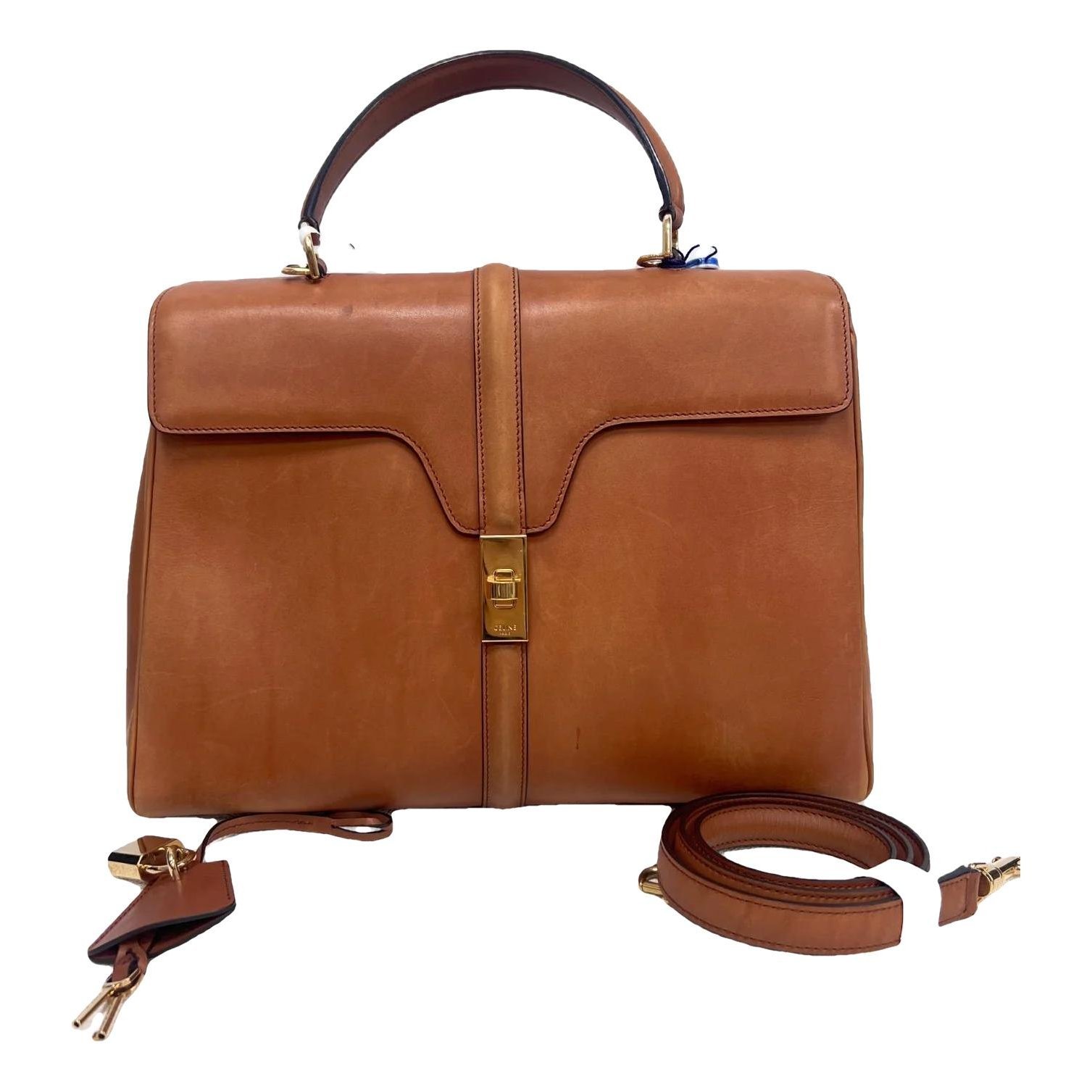 Leather handbag