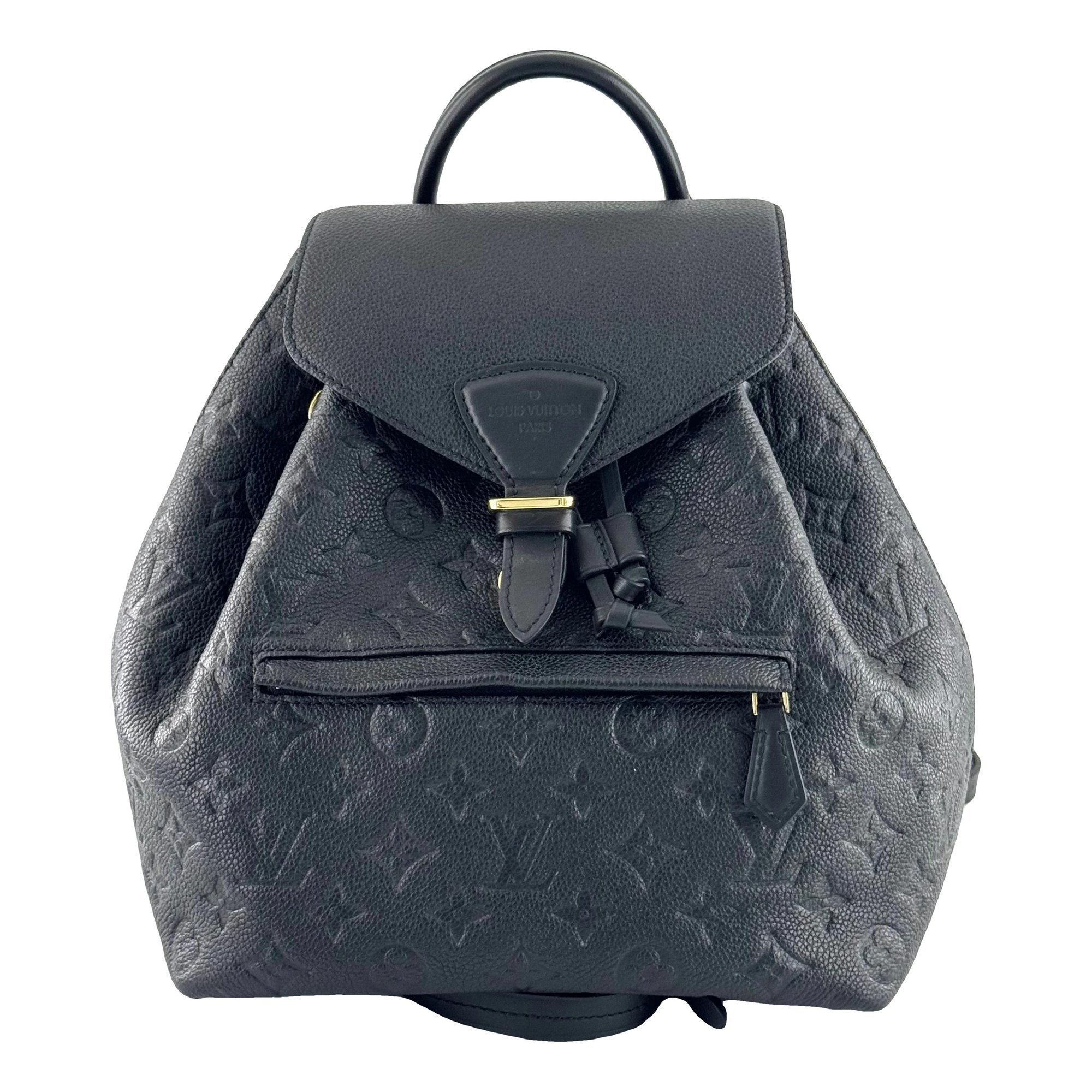 Montsouris leather backpack