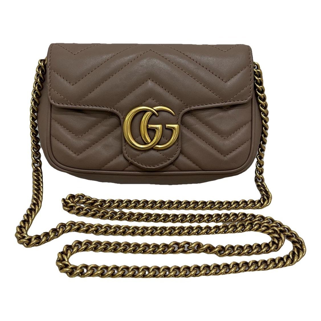 GG Marmont Flap leather crossbody bag