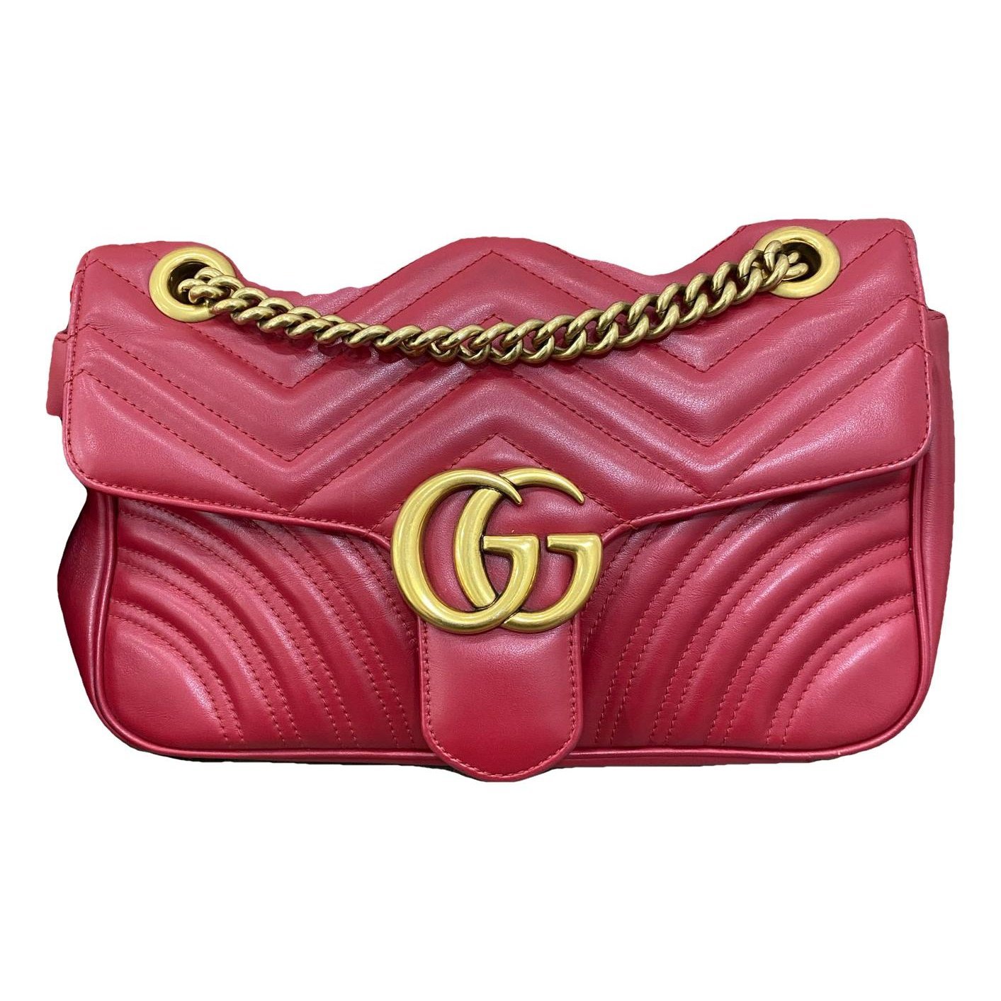 GG Marmont Flap leather handbag