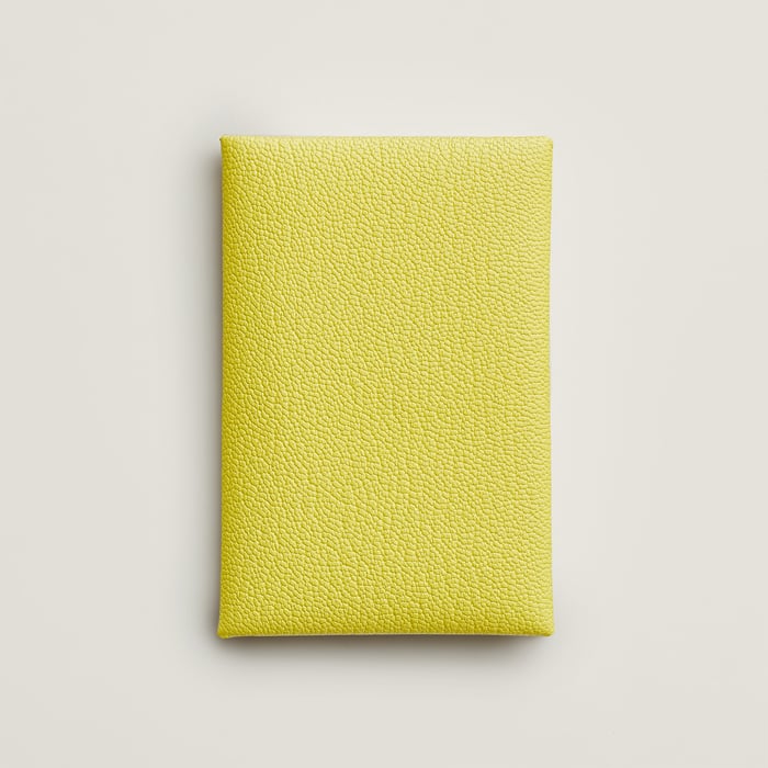 Jaune Citron Calvi Card Holder