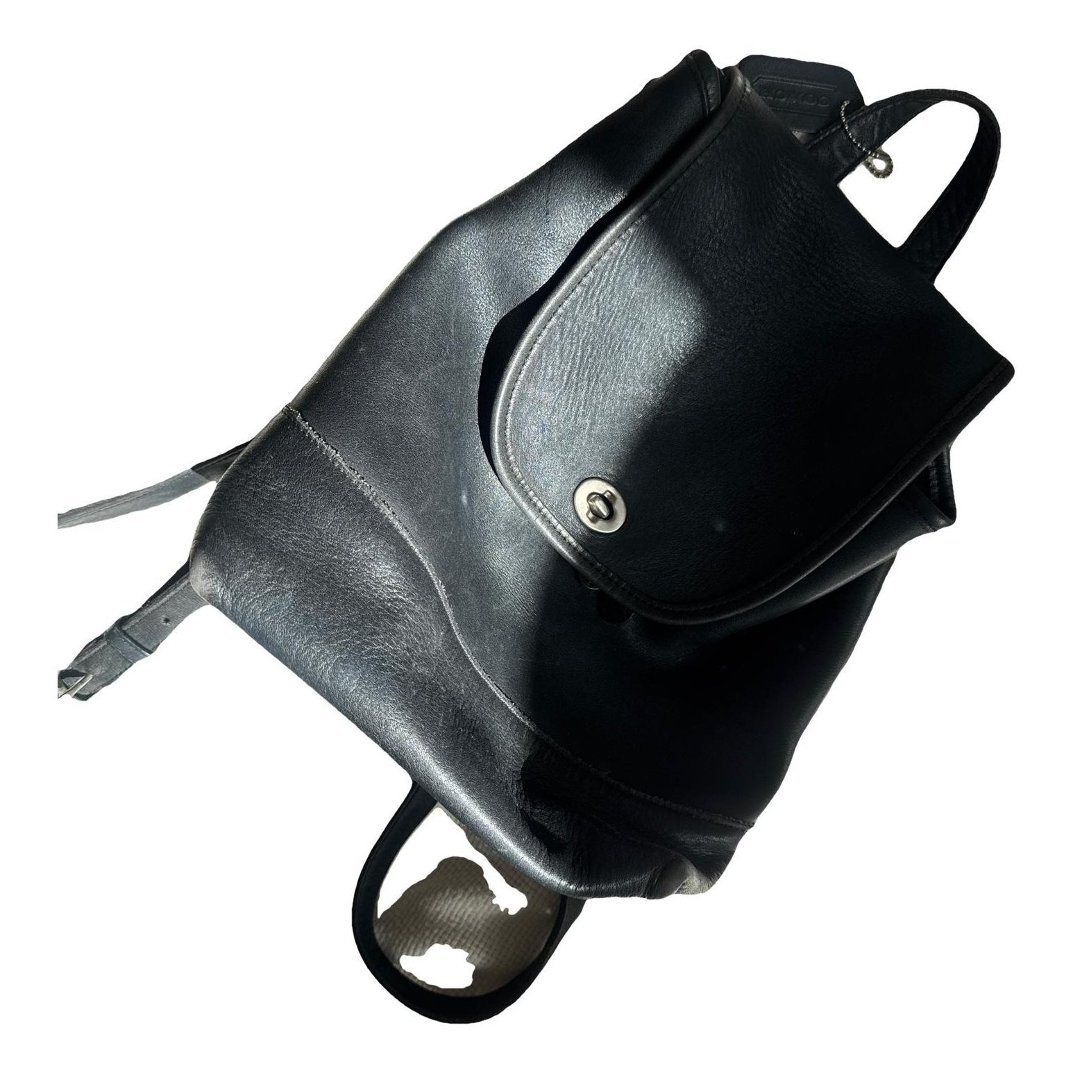 Leather backpack