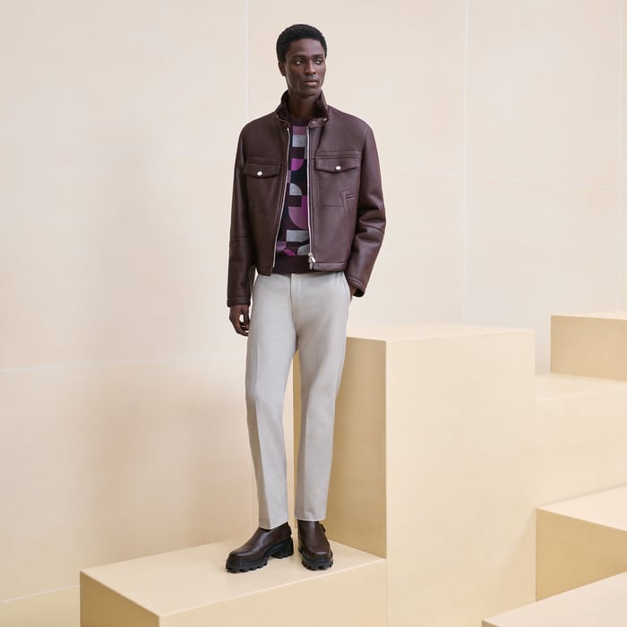 Grenat Straight Cut Jacket