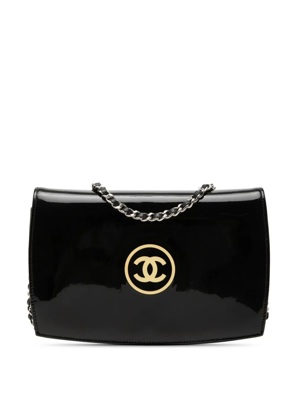 2010-2011 CC Patent Compact Wallet On Chain crossbody bag