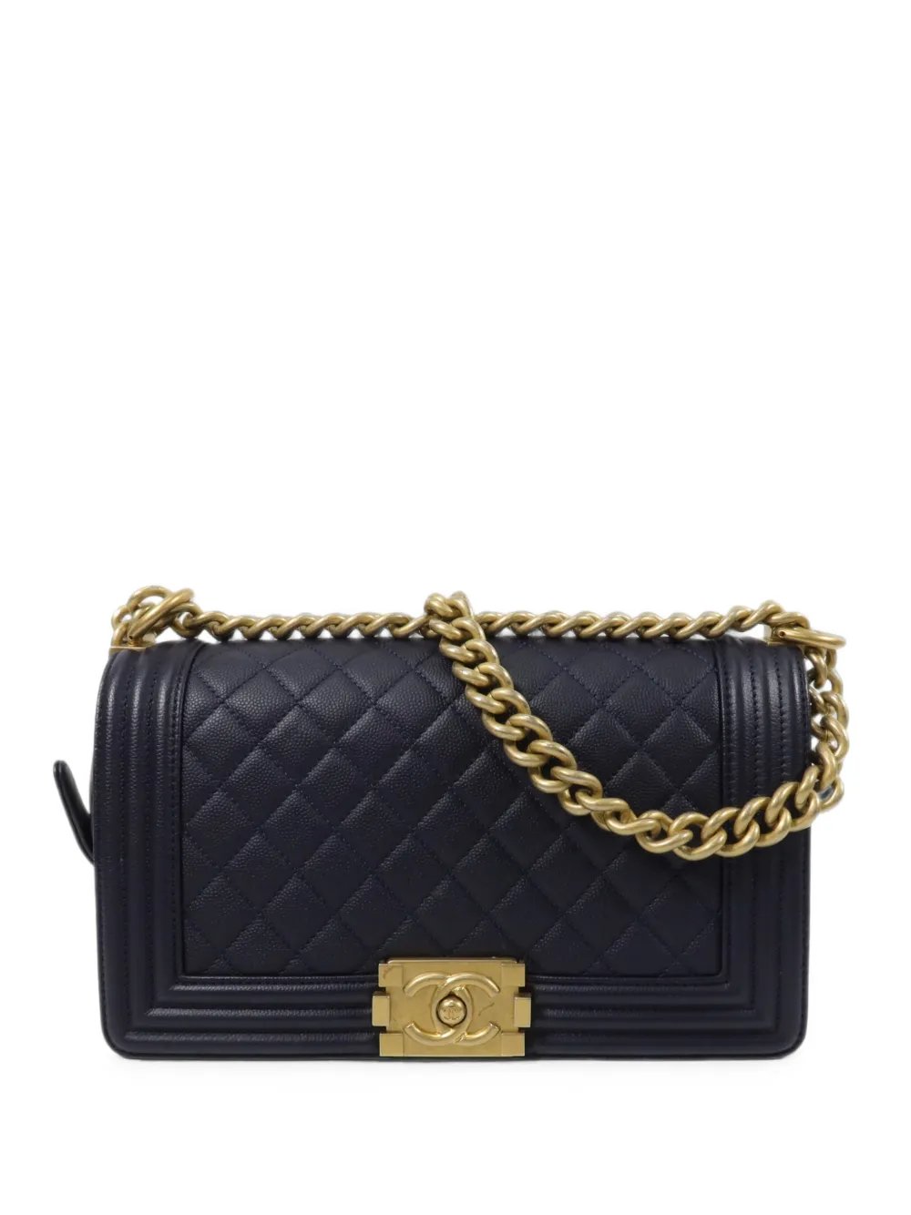 Boy quilted shoulder bag