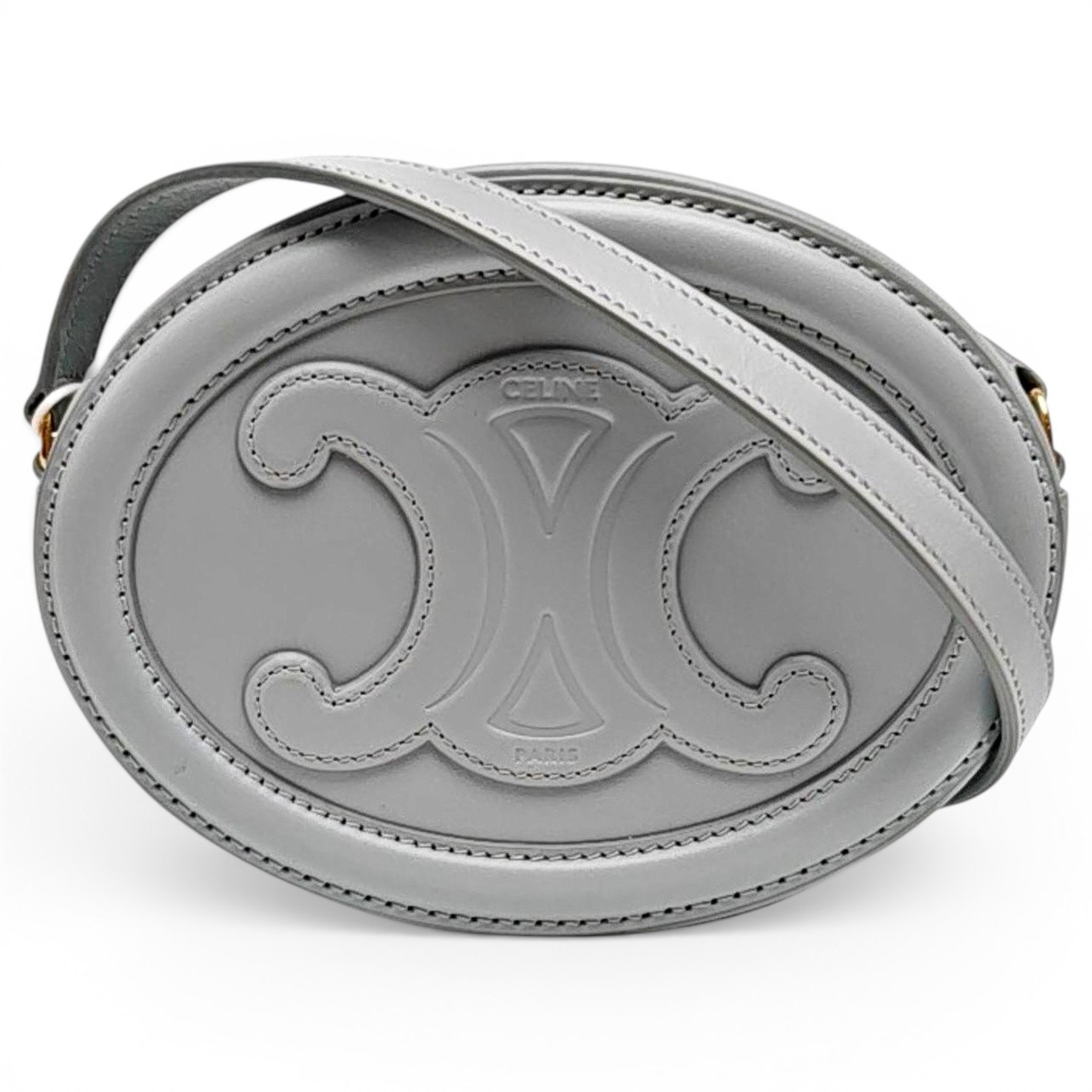Triomphe leather handbag