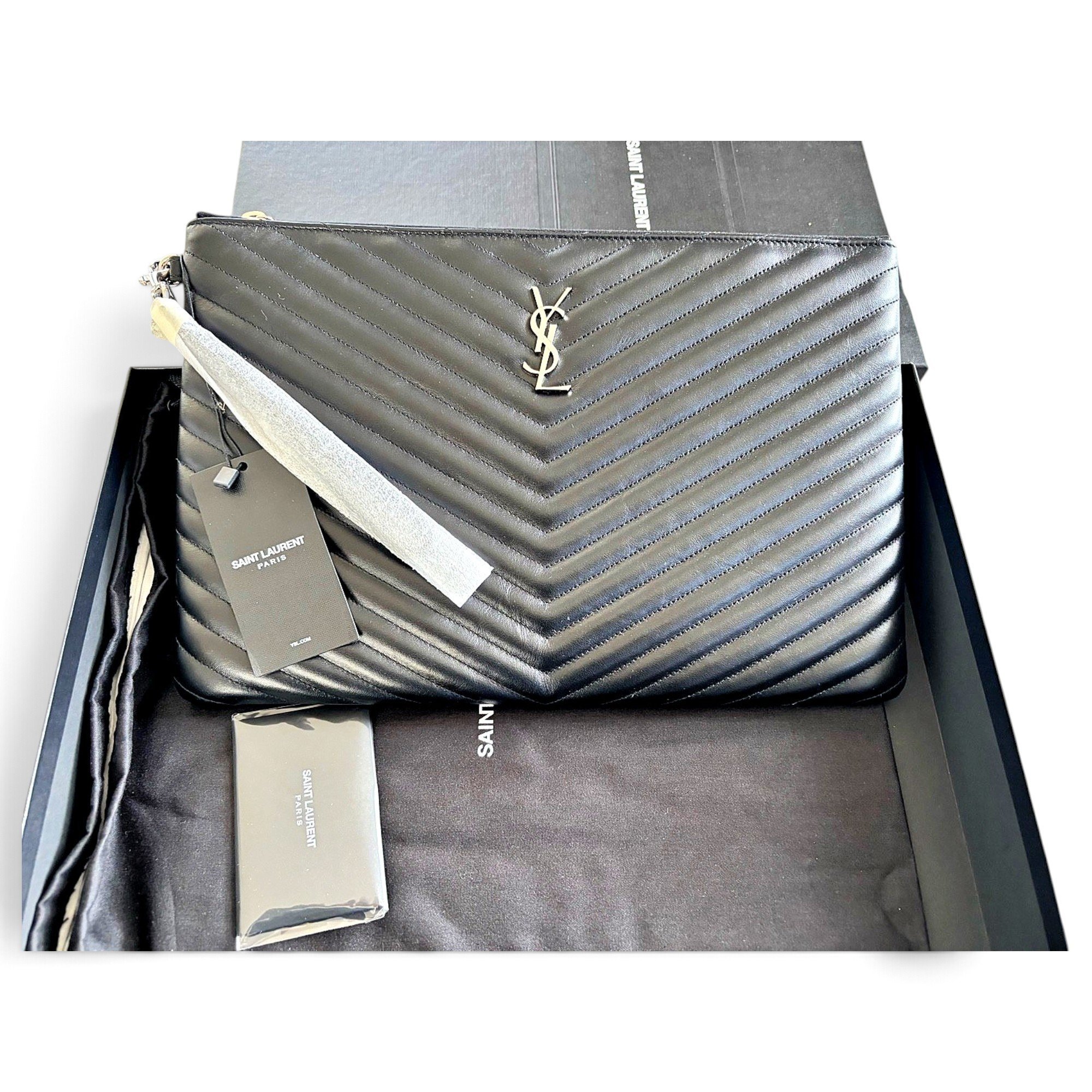 New Jolie leather clutch bag