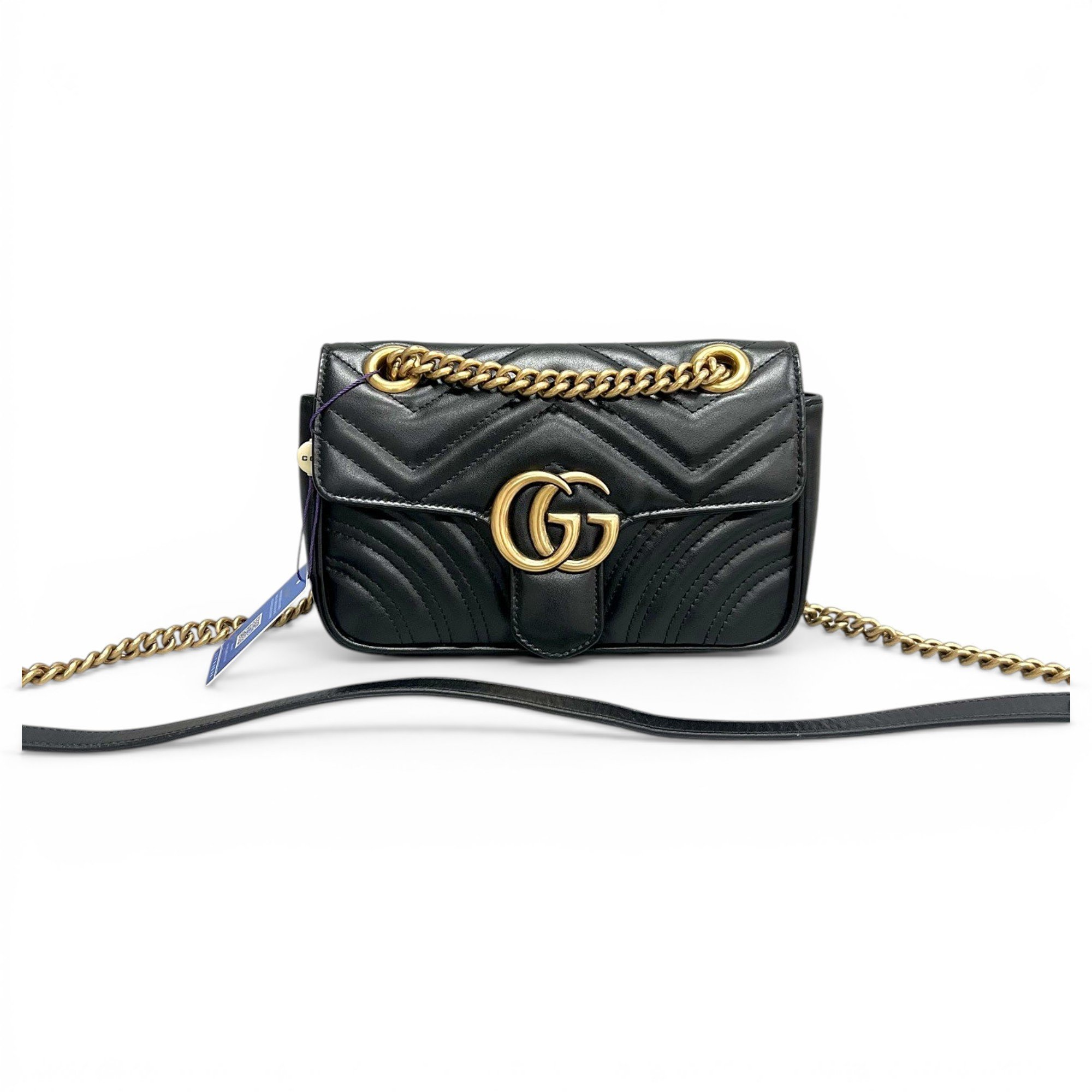 GG Marmont Flap leather handbag