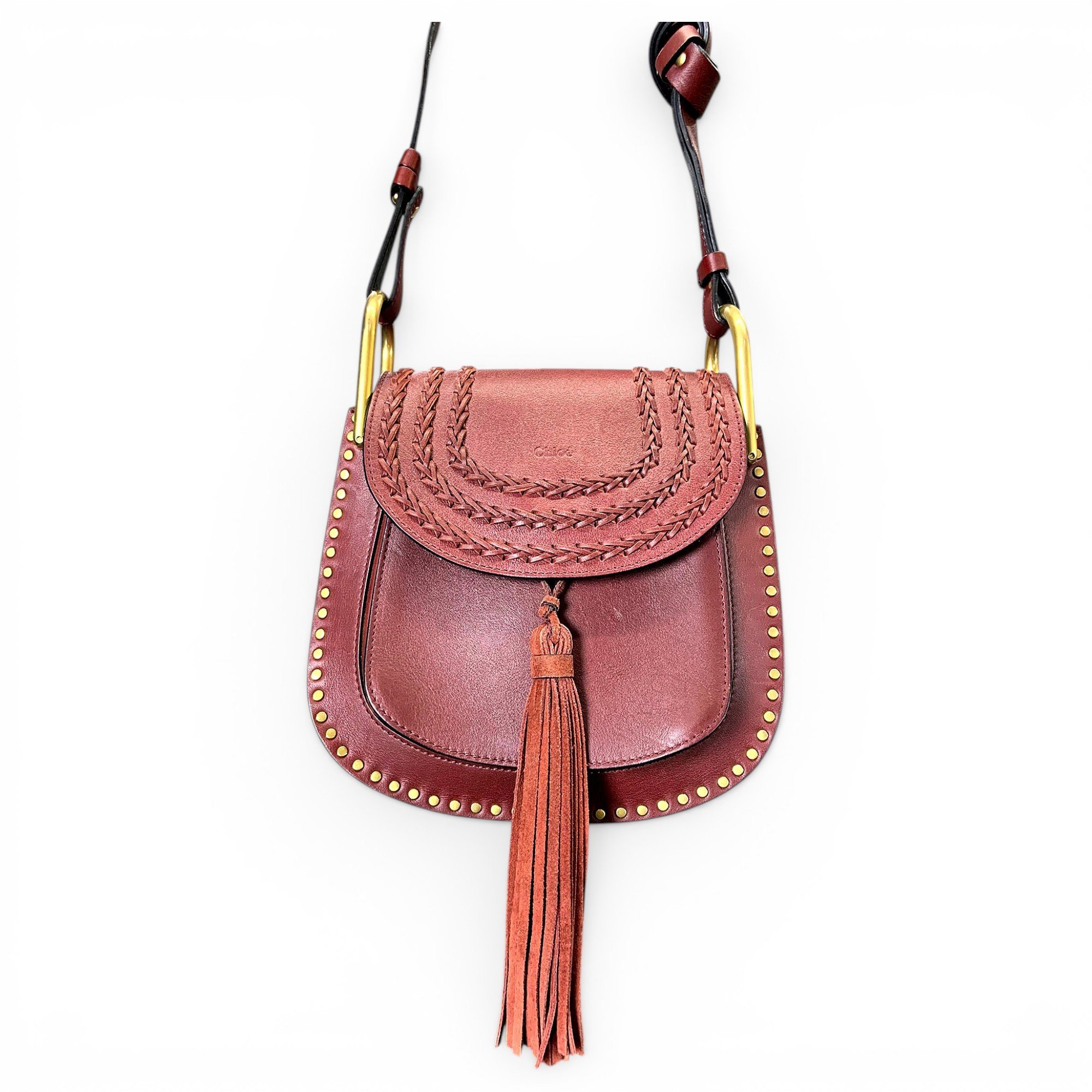 Hudson leather crossbody bag