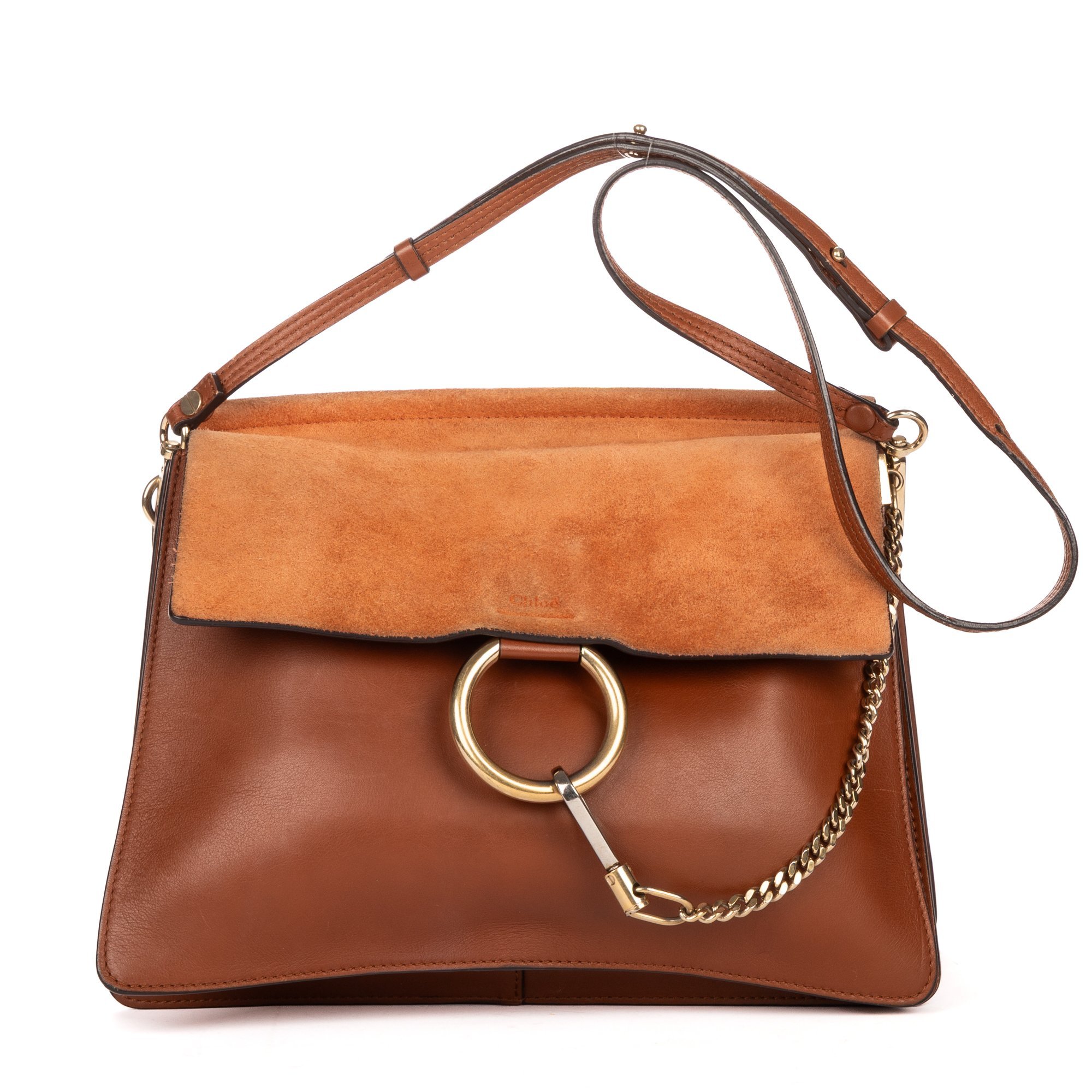 Faye leather handbag