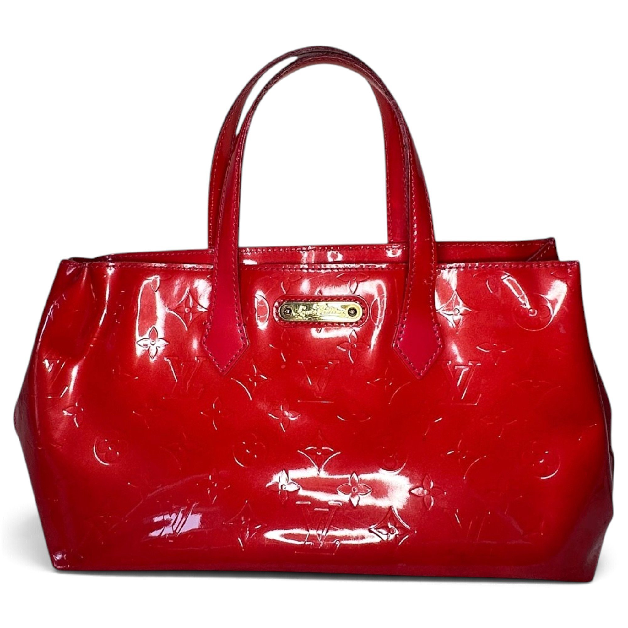 Wilshire patent leather handbag