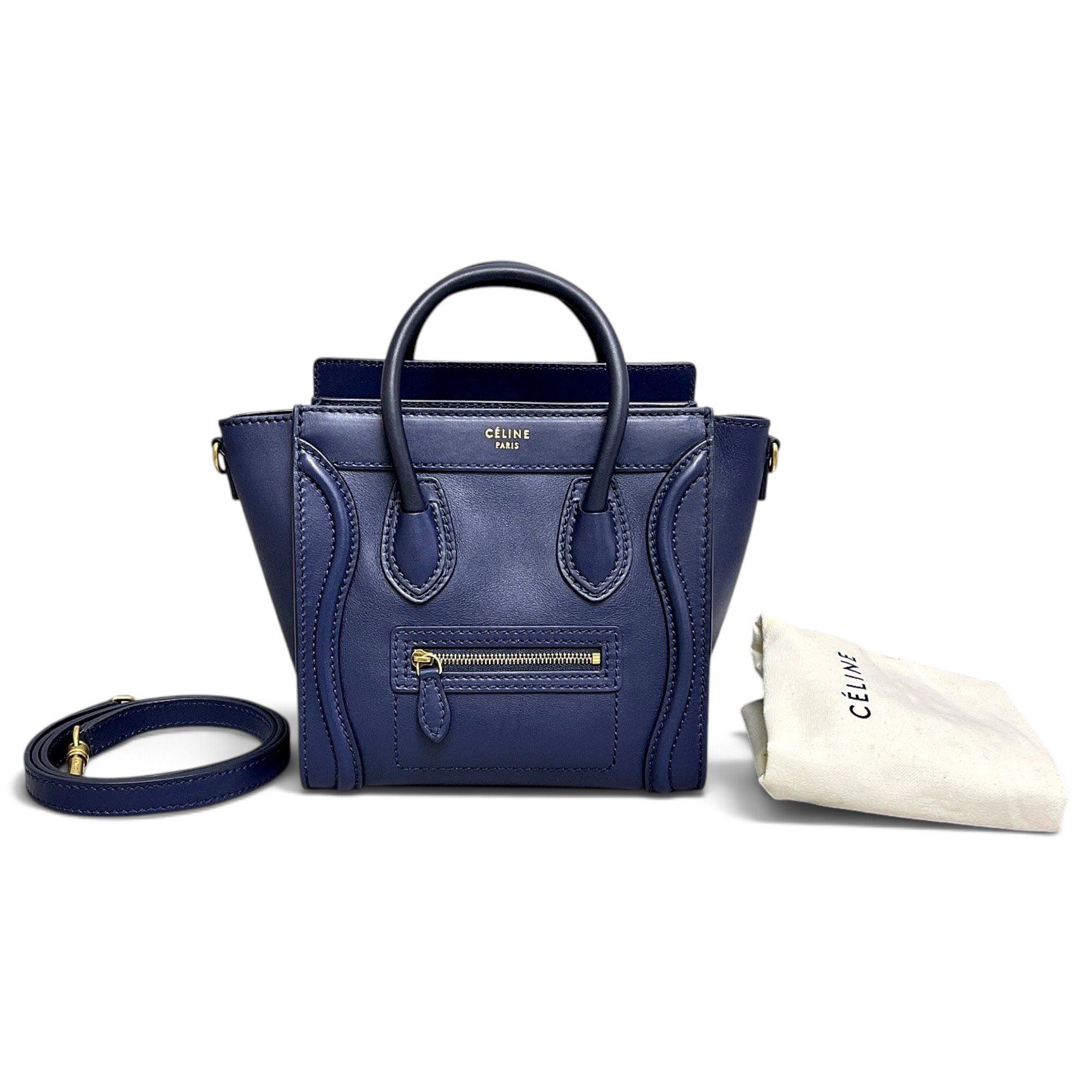 Nano Luggage leather handbag