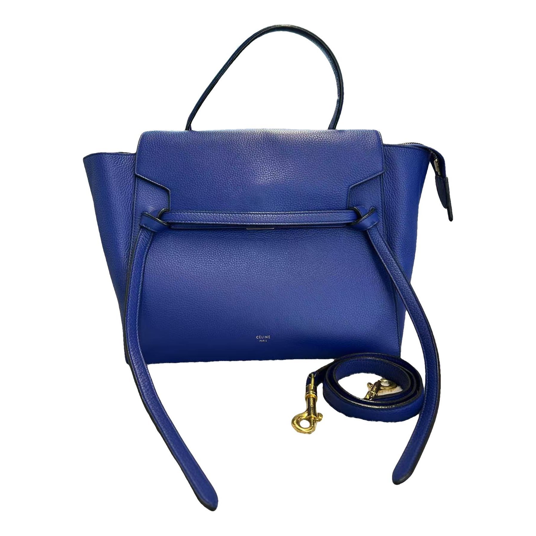Belt leather handbag