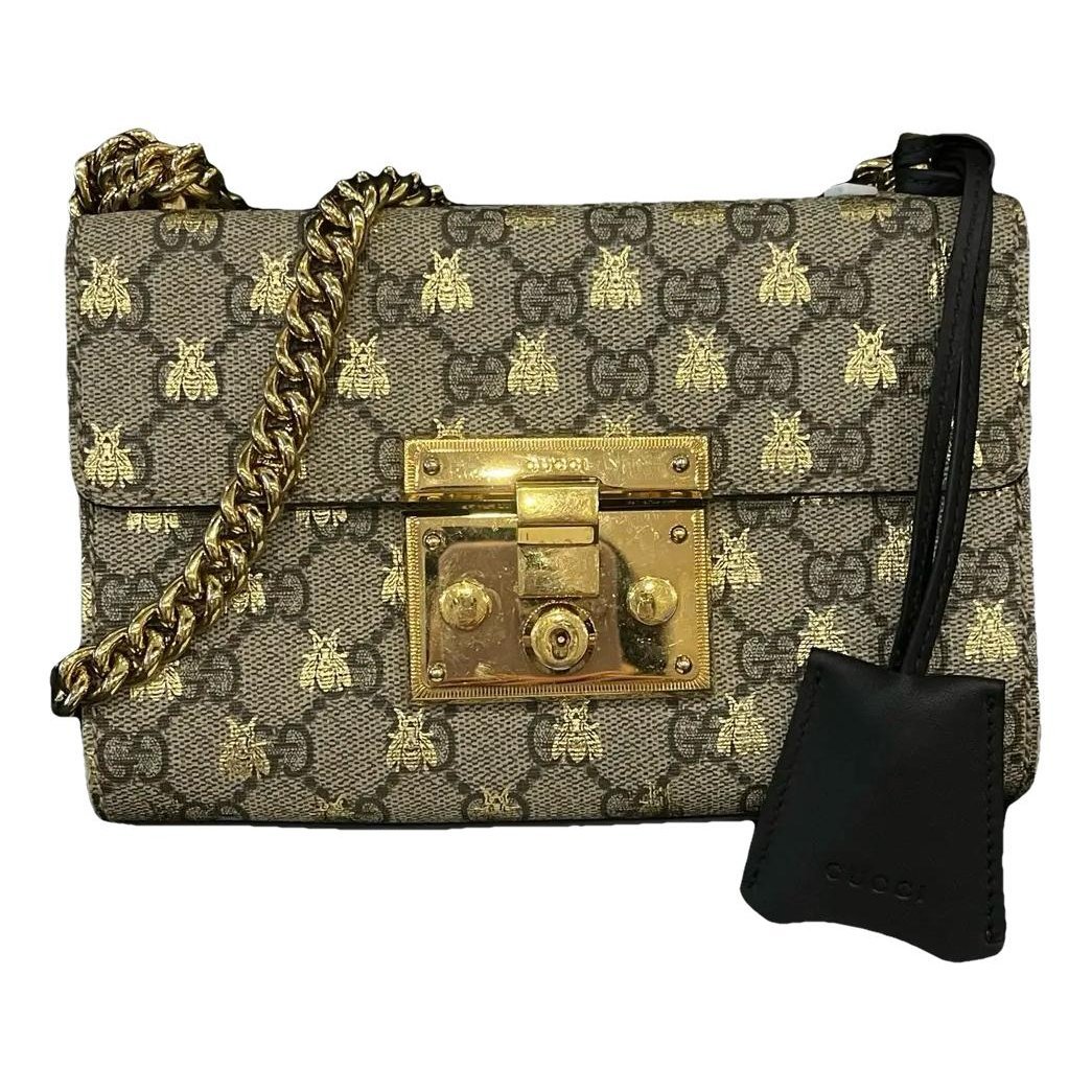 Padlock vinyl handbag