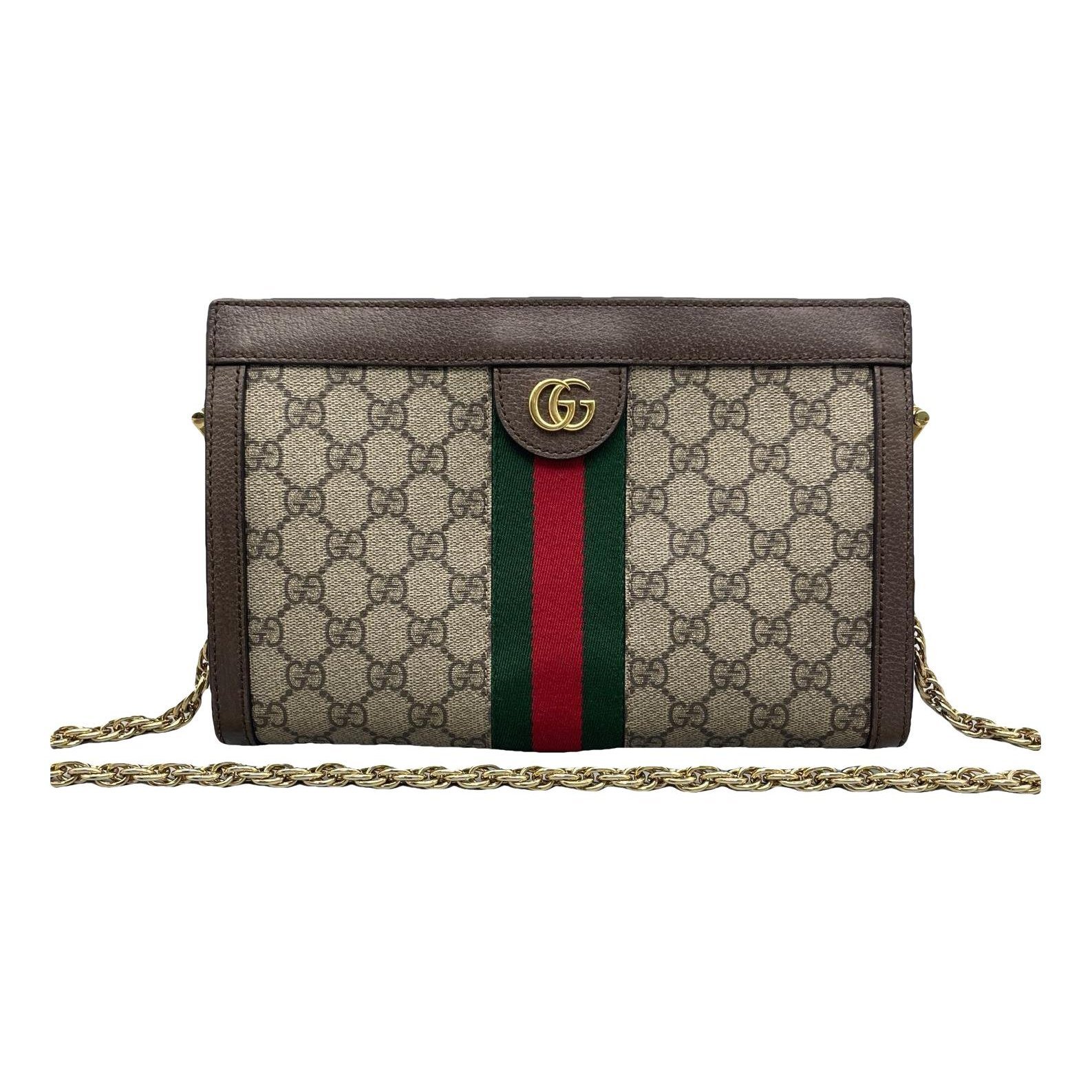 Ophidia Chain leather handbag