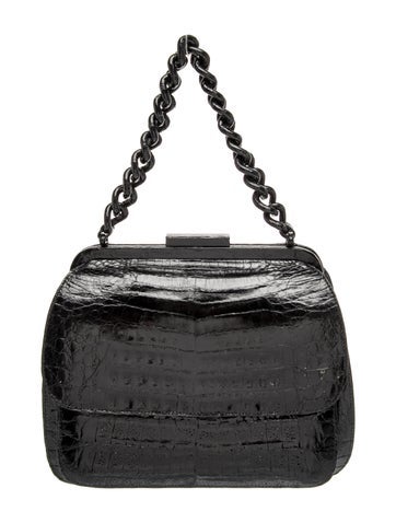Nancy Gonzalez Crocodile Top Handle Bag