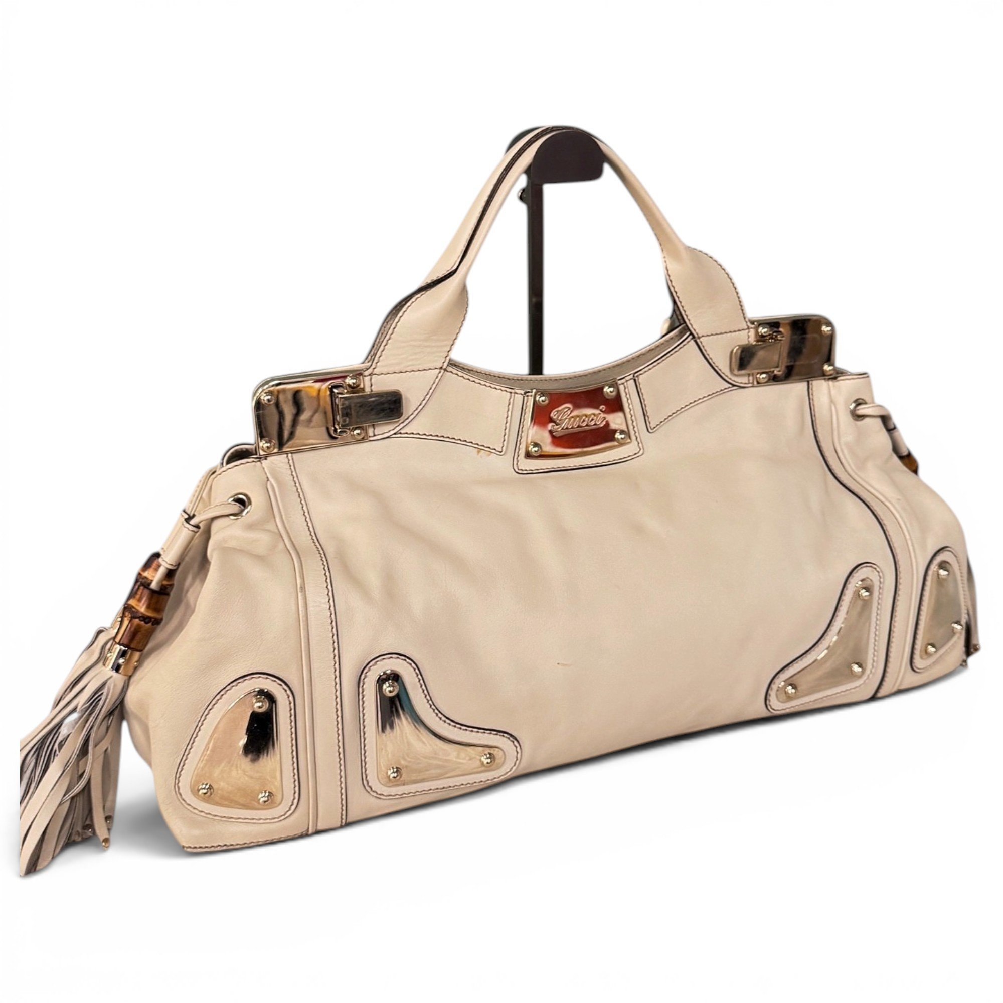 Leather handbag