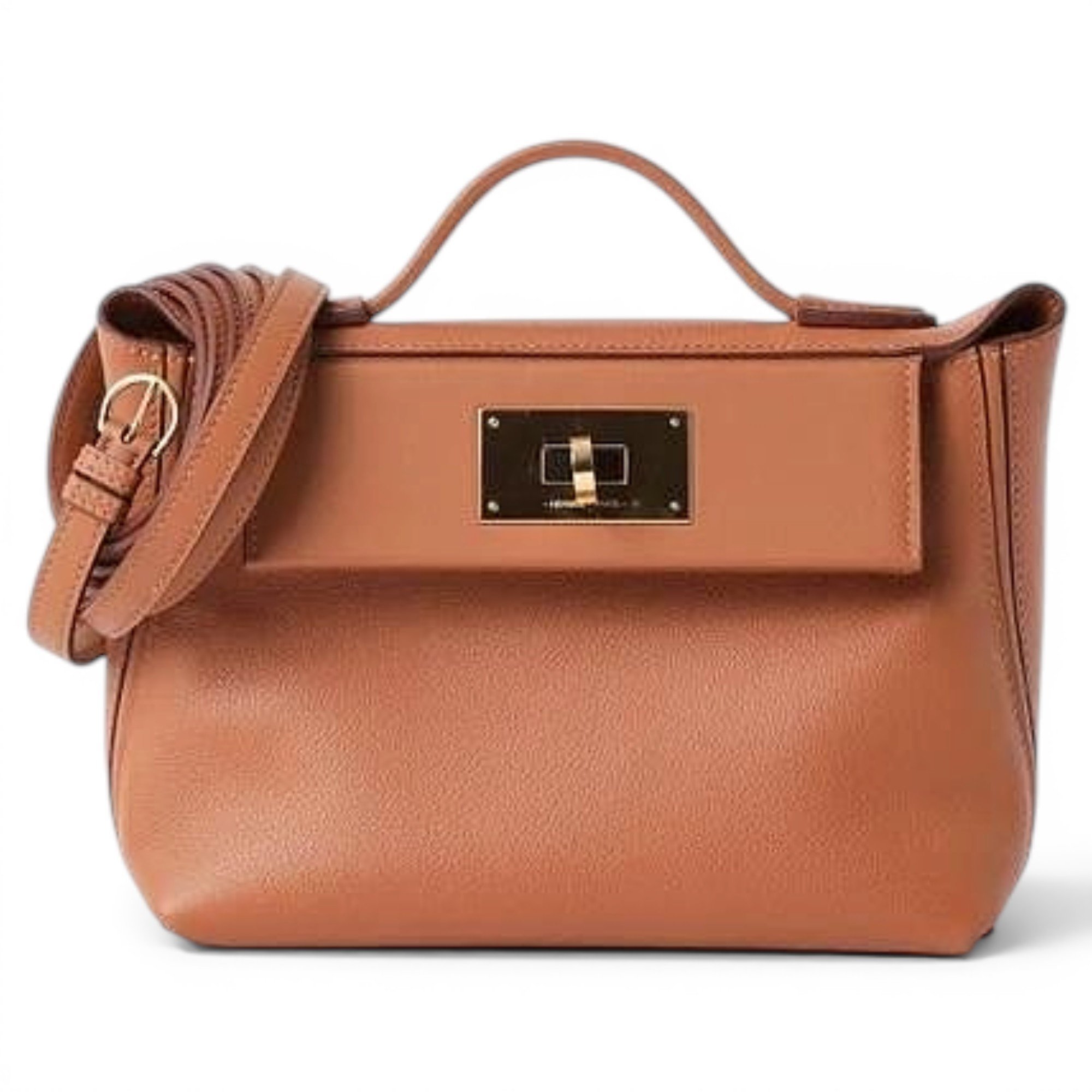 24/24 leather crossbody bag