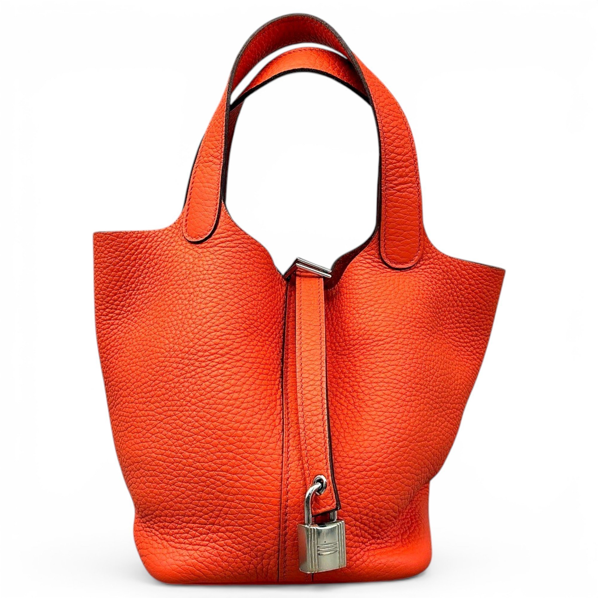 Picotin leather handbag