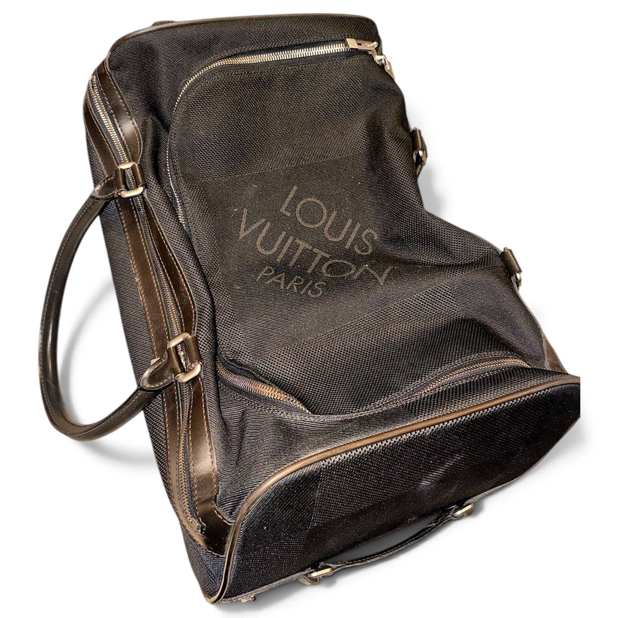 Garment leather travel bag