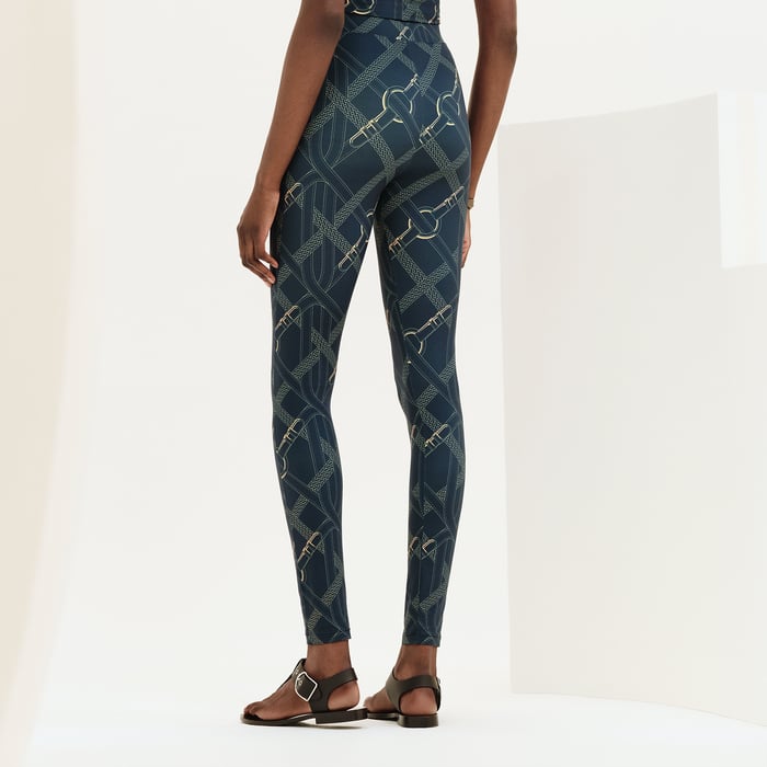 Bleu Grand Large Coaching Remix Leggings