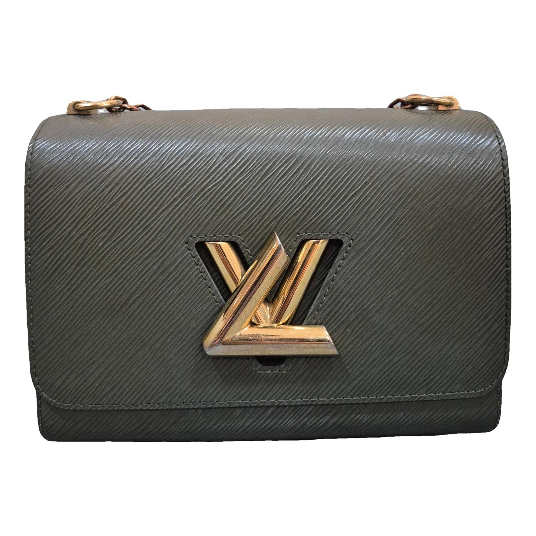 Twist leather crossbody bag