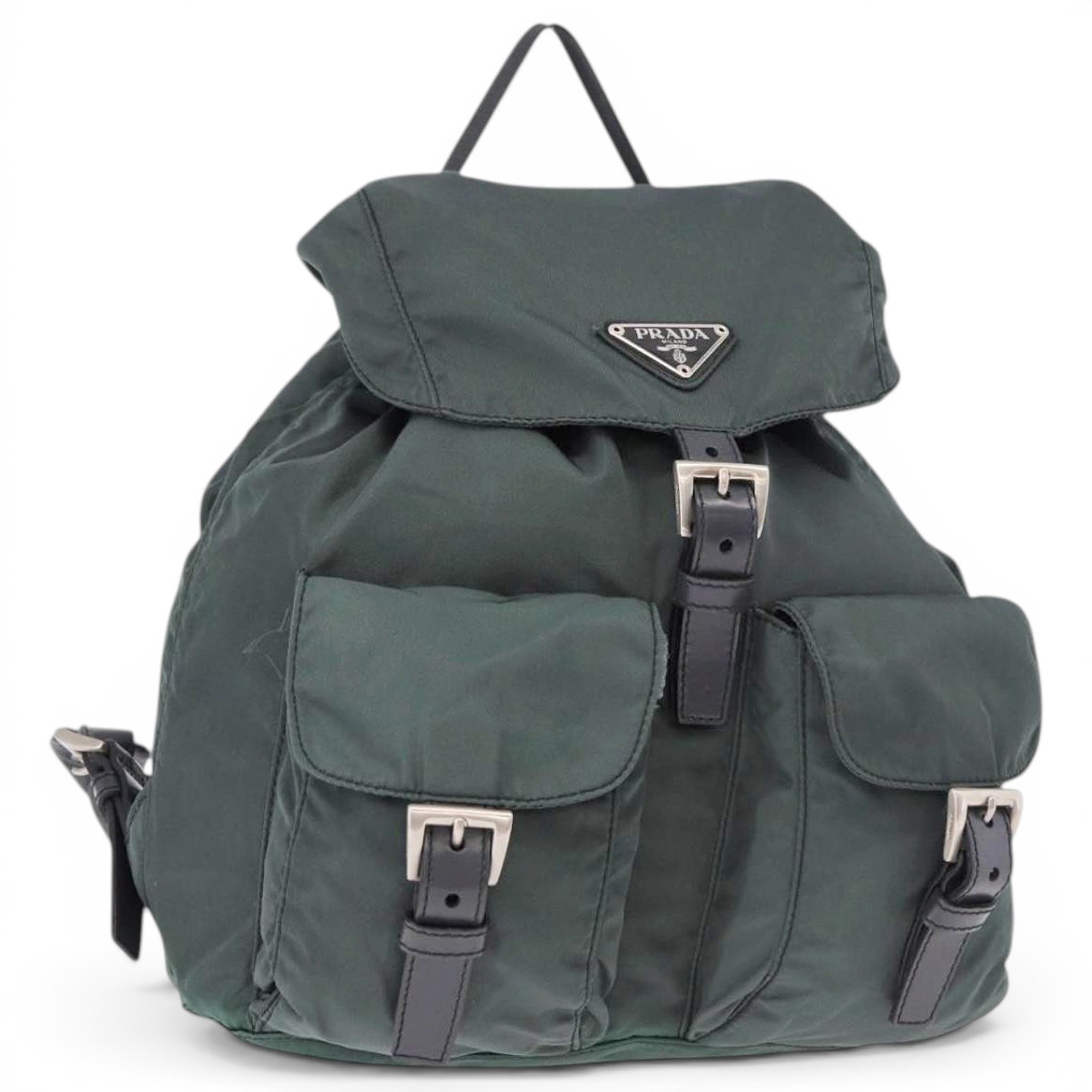Leather backpack