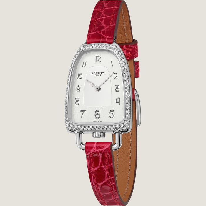 Sans Coloris Galop d'Hermès Watch, Medium Model, 32 MM