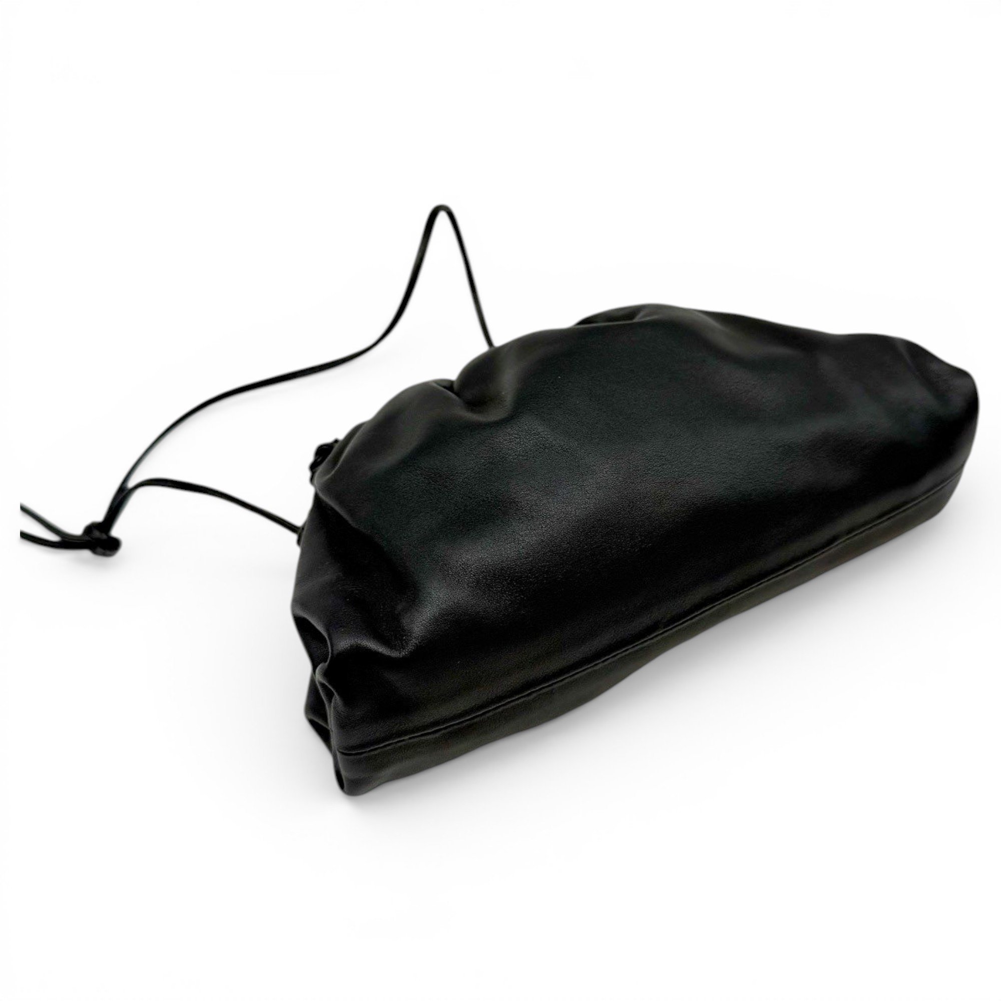 Pouch leather handbag