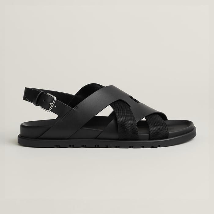 Noir Heracles Sandals