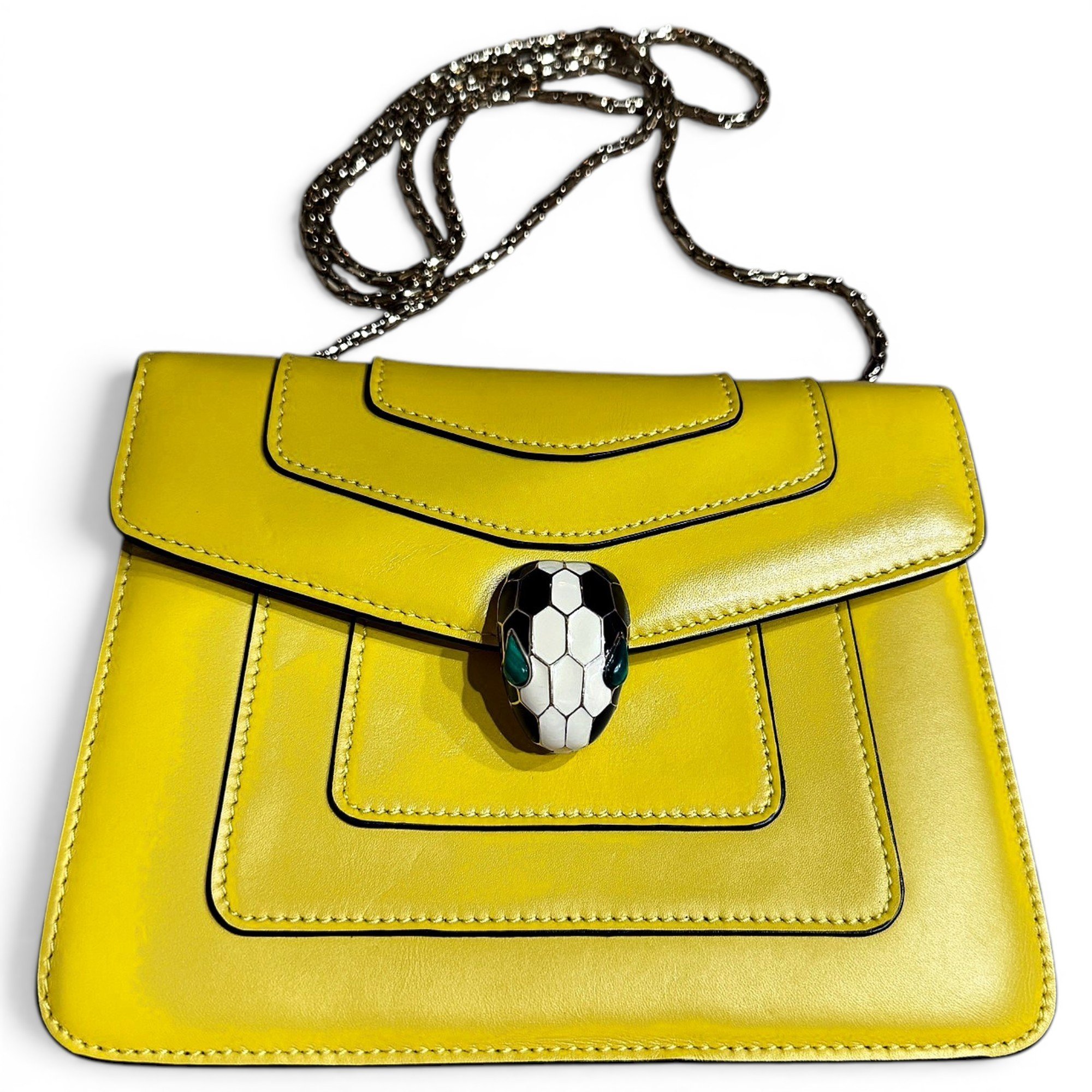 Serpenti leather crossbody bag