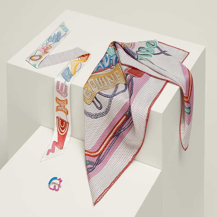 Cheval Neon Scarf 70 Ring