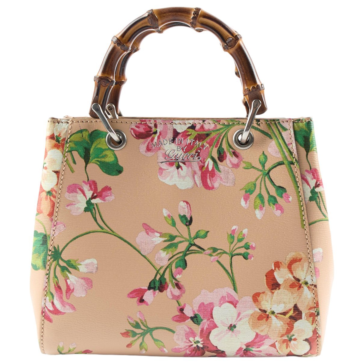 Bamboo Shopper leather handbag