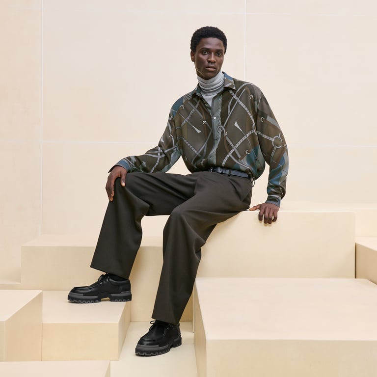 "Parcours Sans Faute" boxy fit shirt