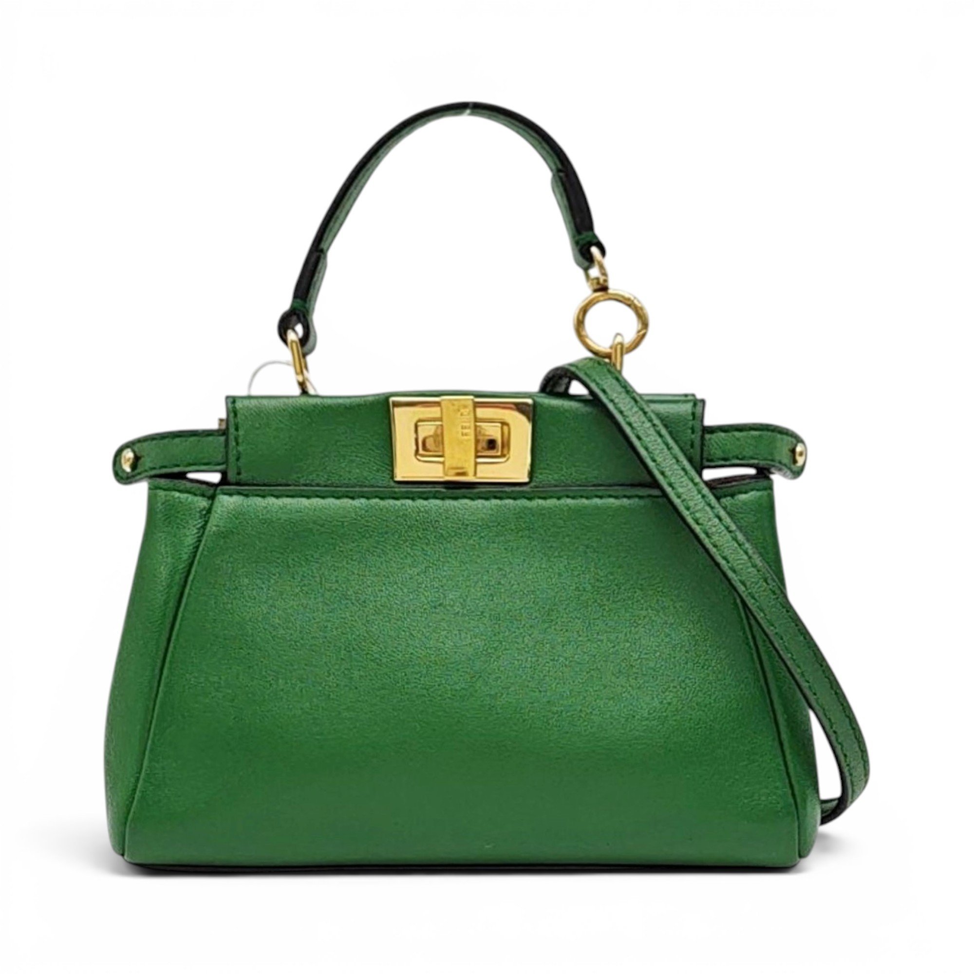 Peekaboo leather handbag