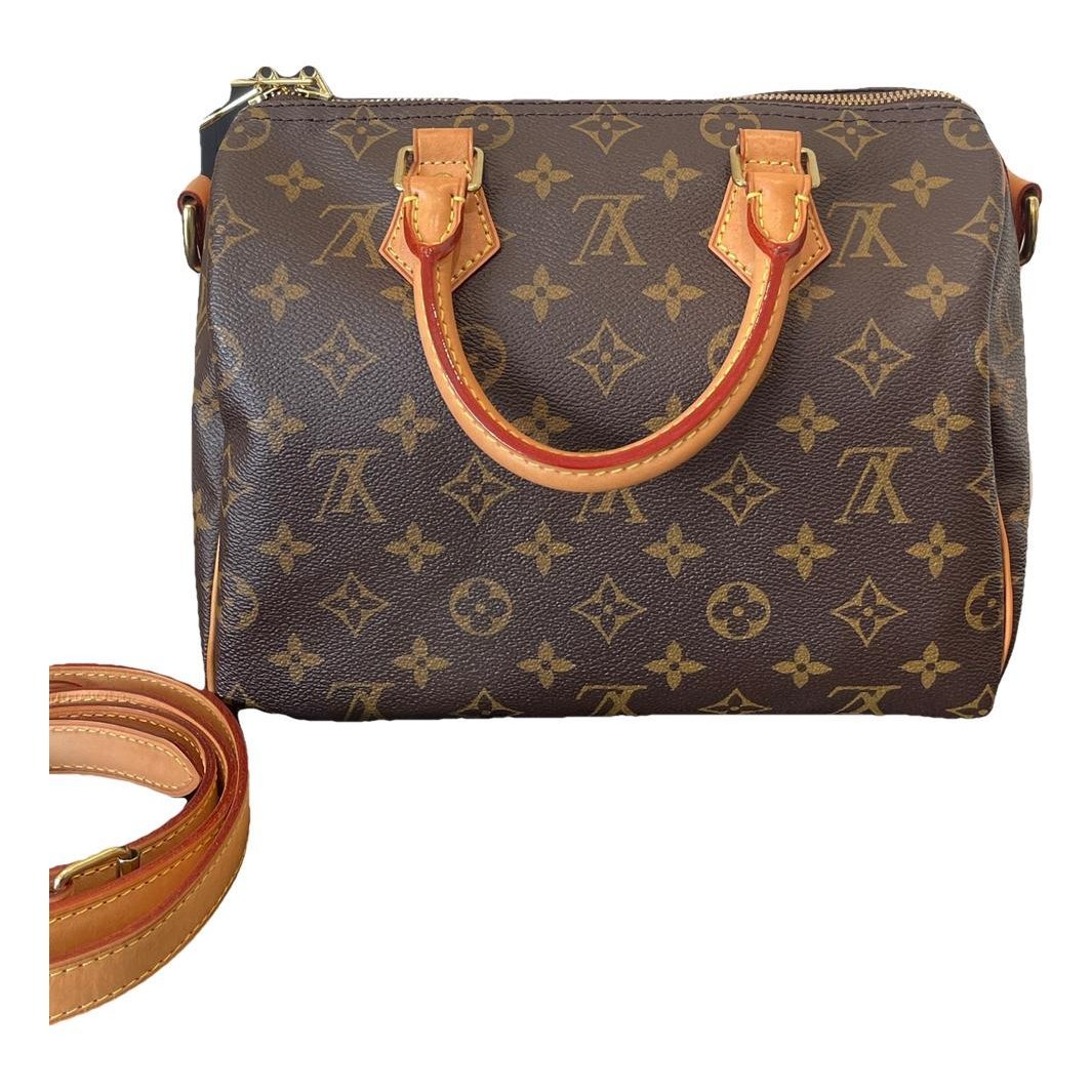Speedy leather handbag