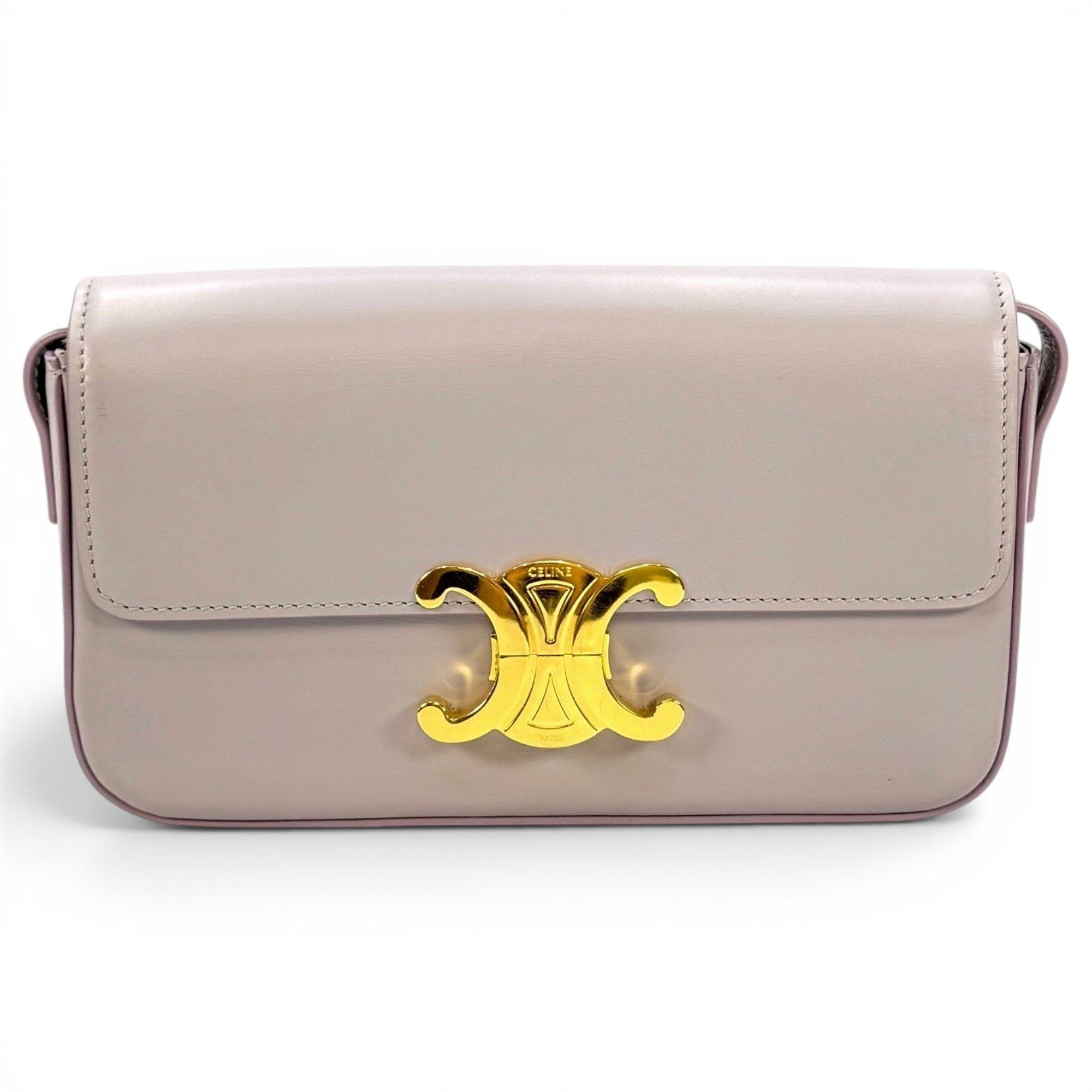 Triomphe leather handbag