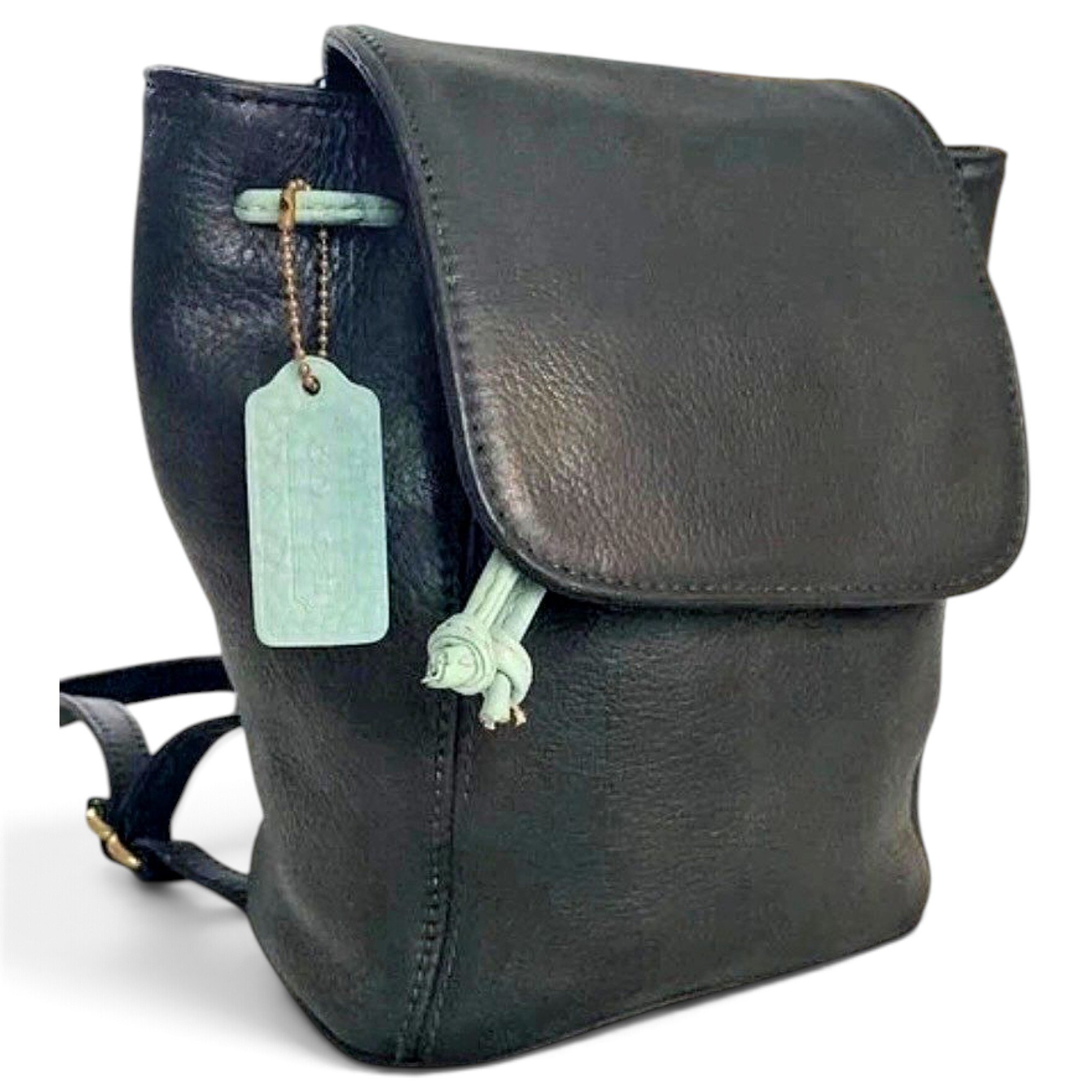 Leather backpack