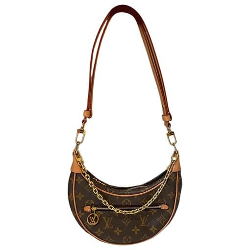 Loop leather handbag