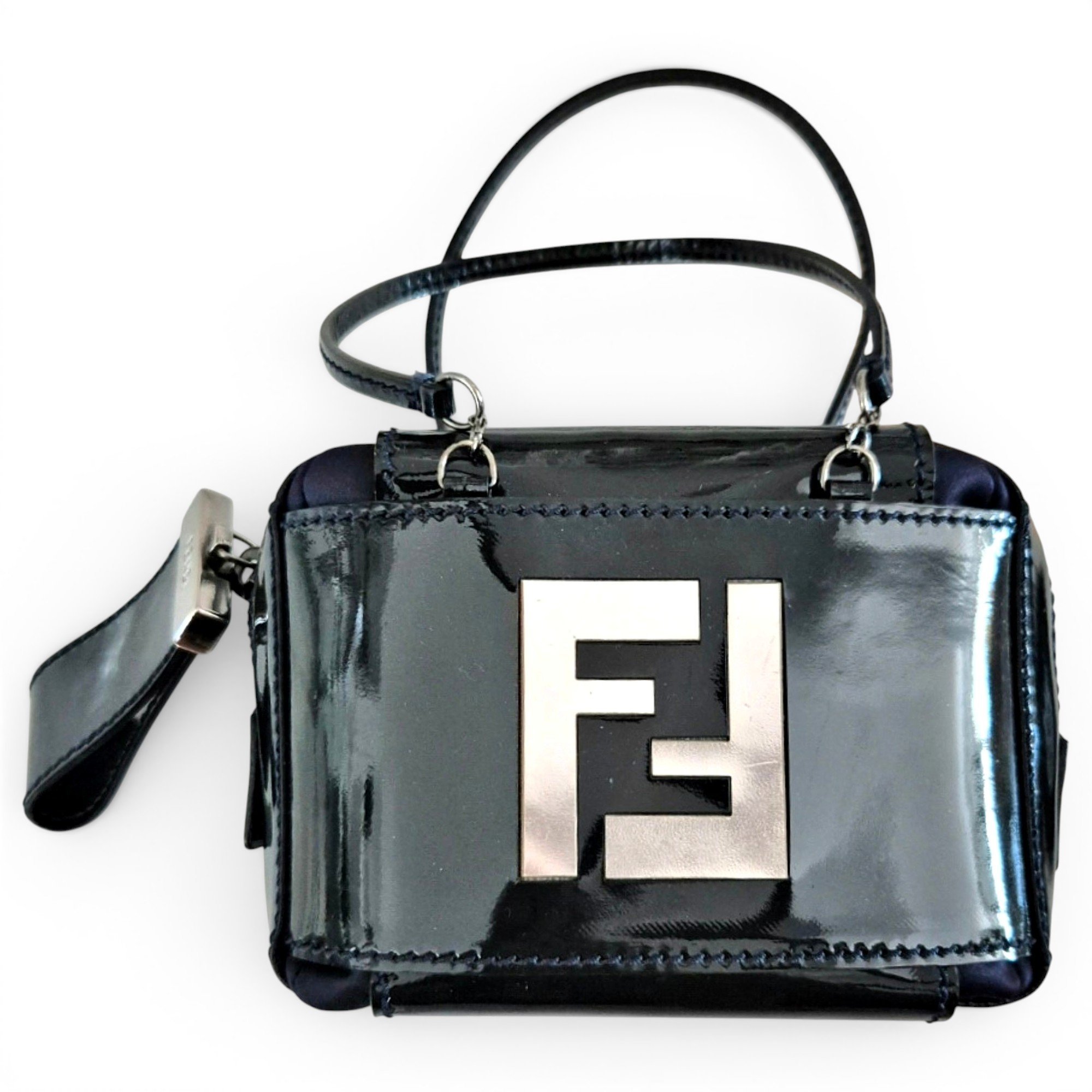 Patent leather bag