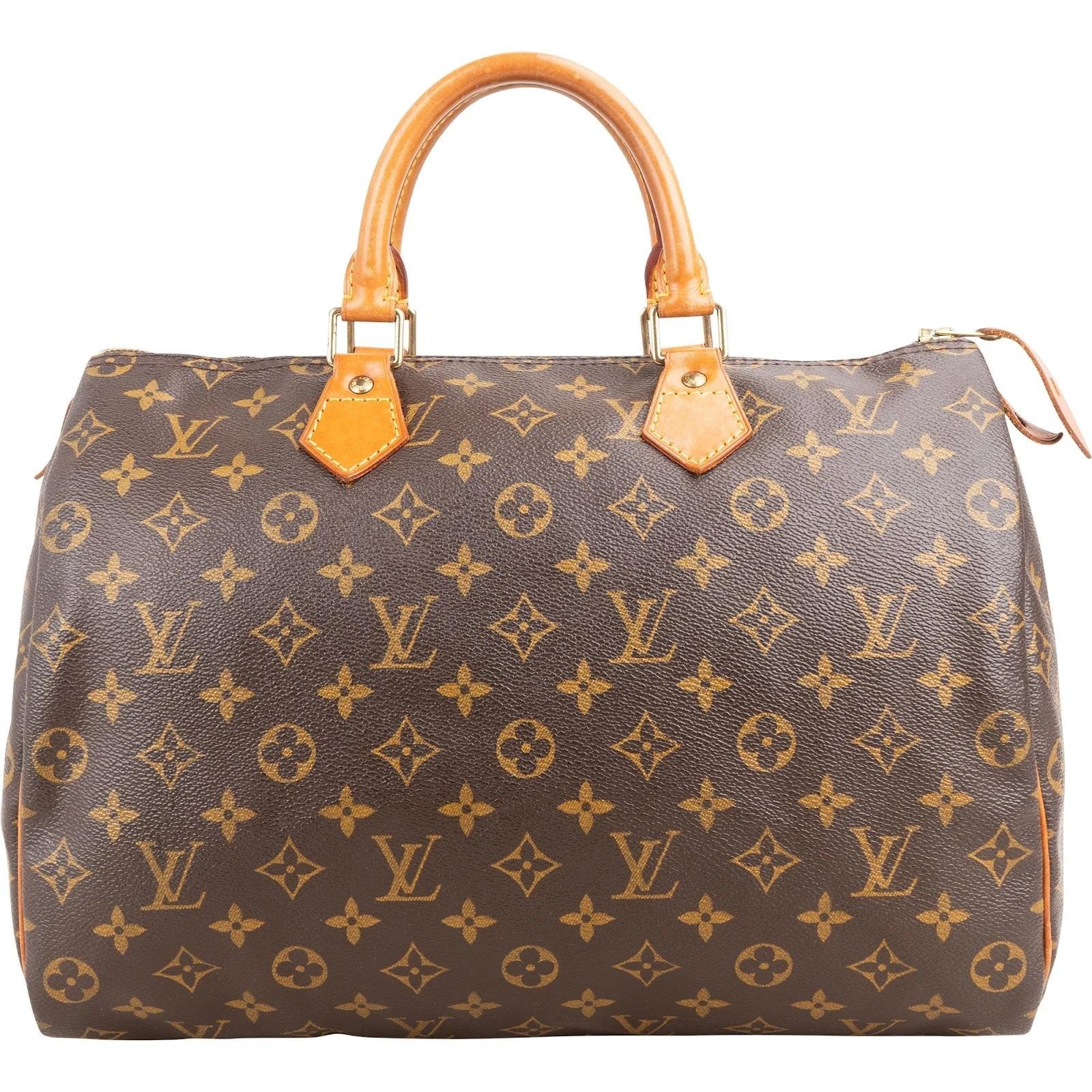 Speedy leather handbag