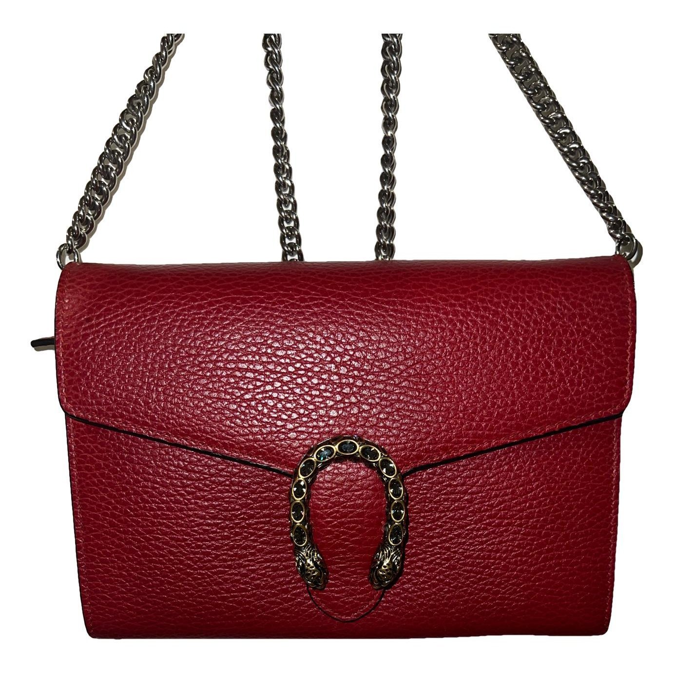 Dionysus Chain Wallet leather crossbody bag