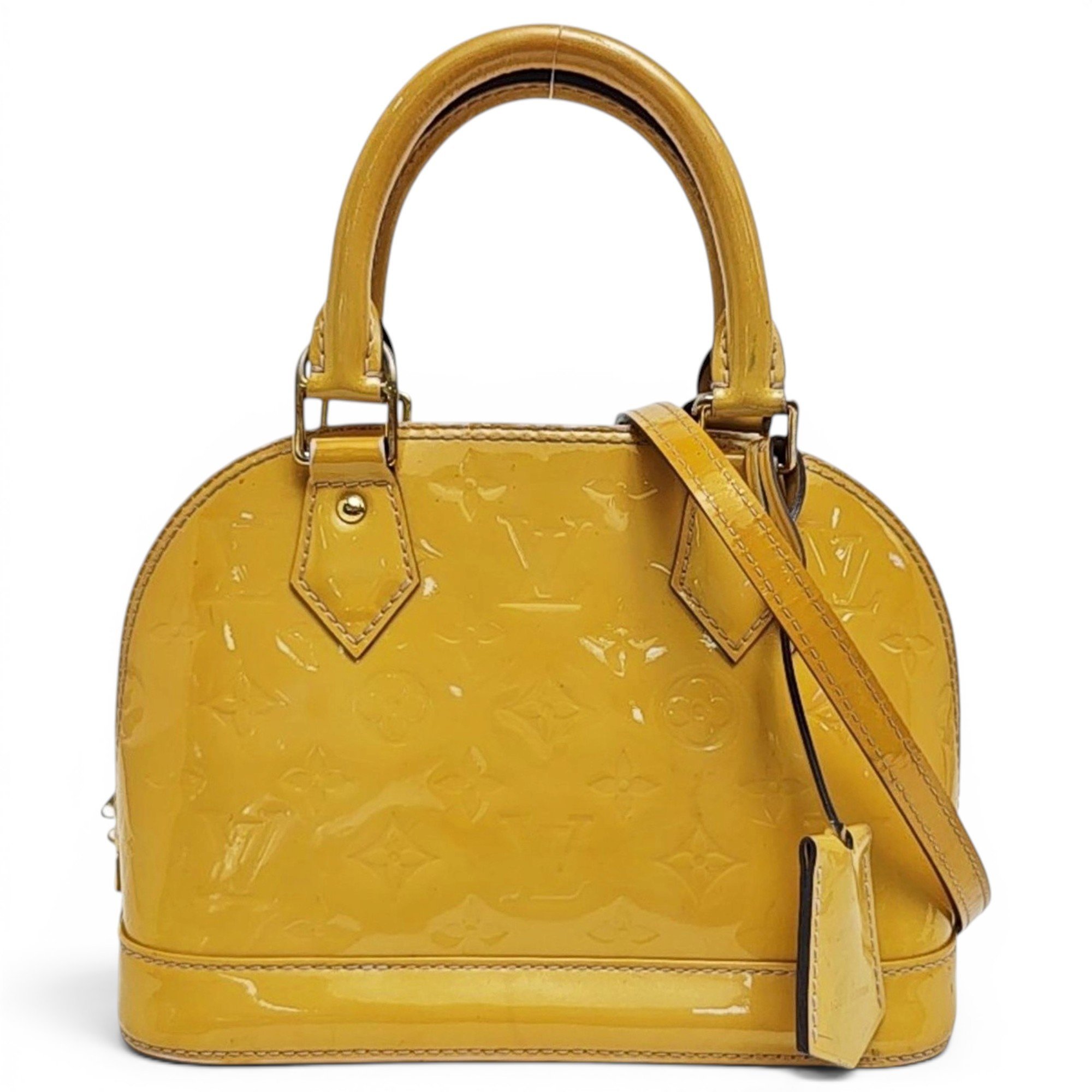 Alma patent leather handbag