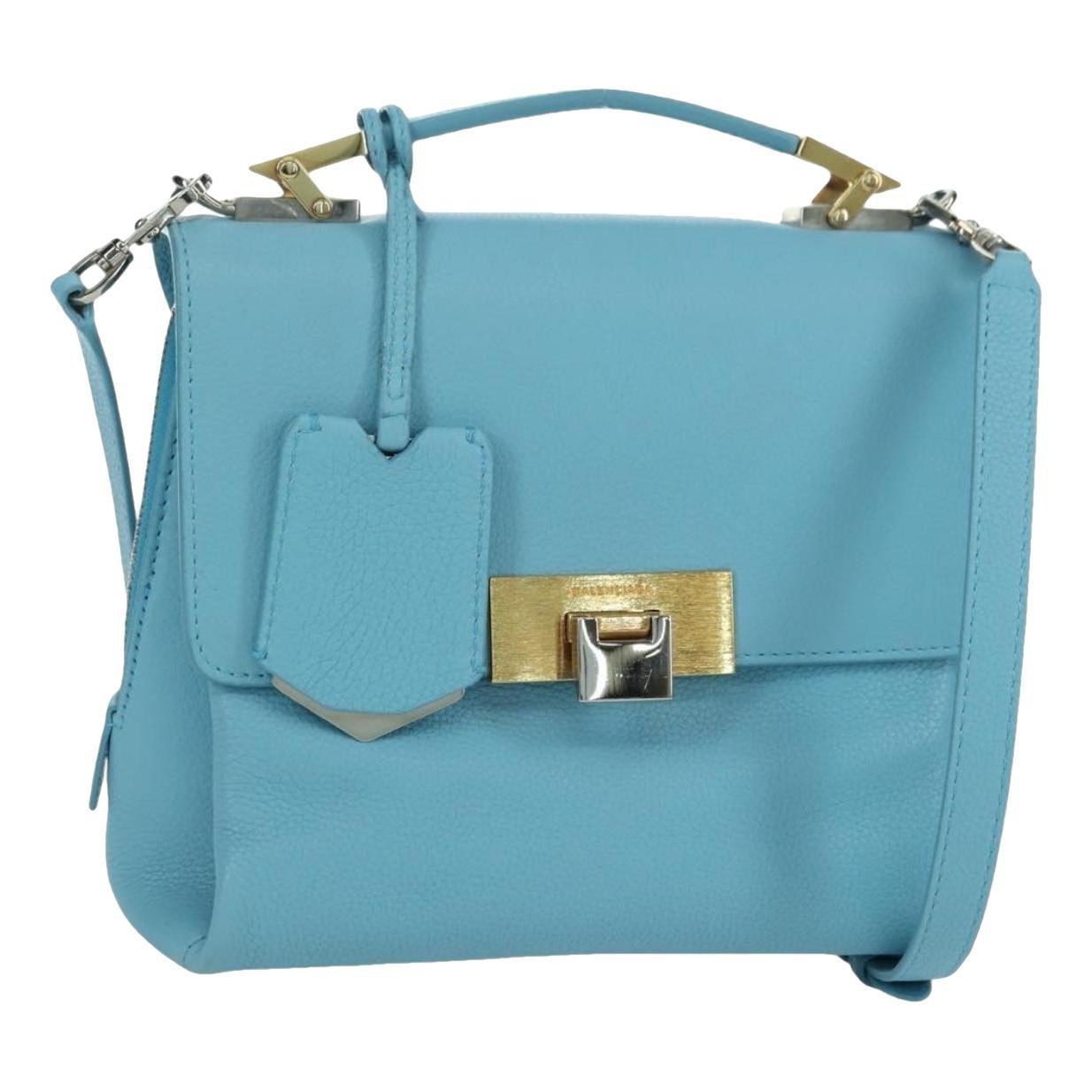 B leather handbag