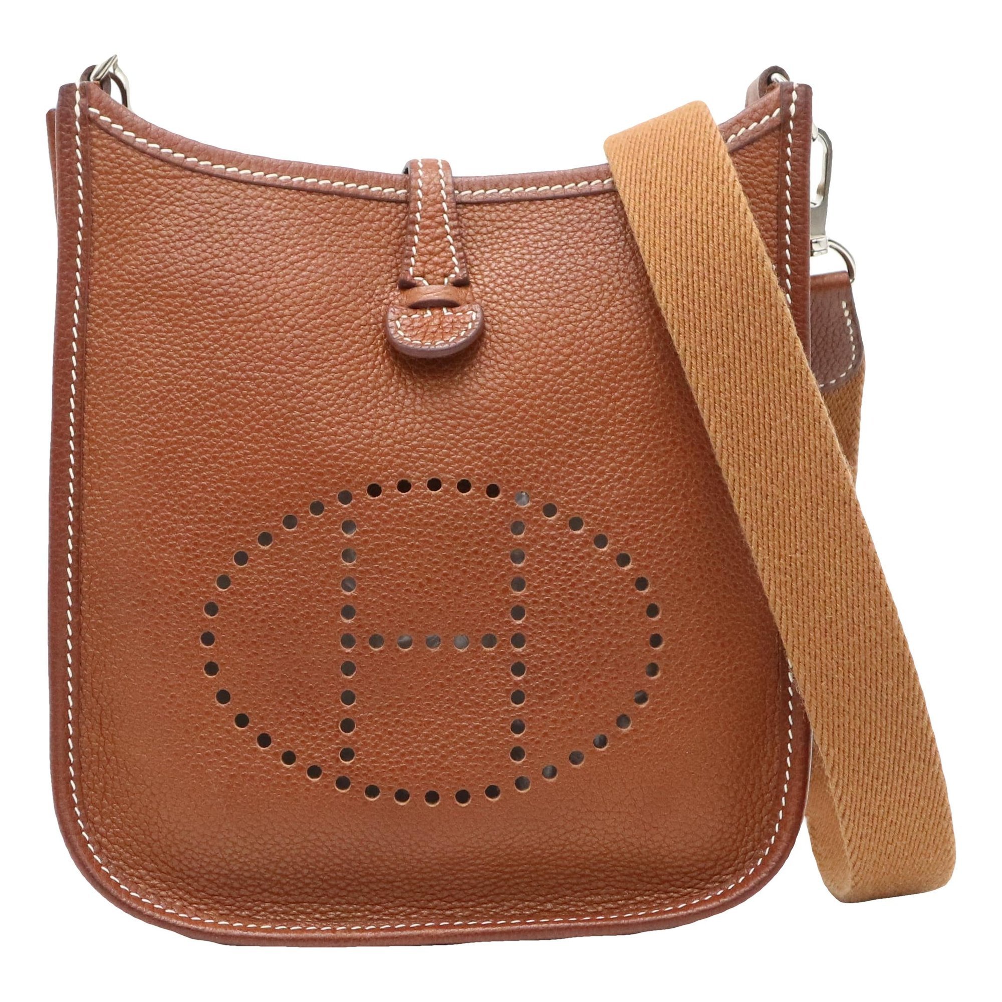 Mini Evelyne leather handbag