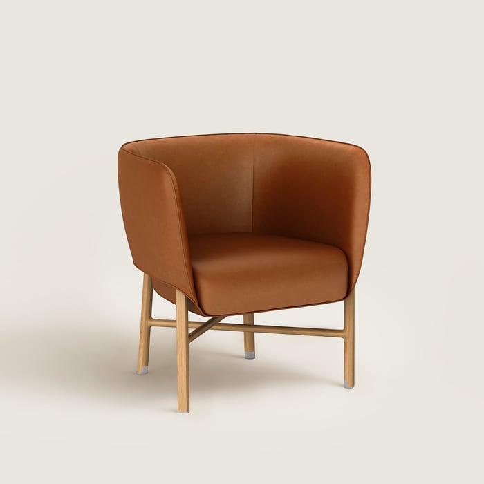Fauve Les Necessaires d'Hermes "Cabriolet" Chair