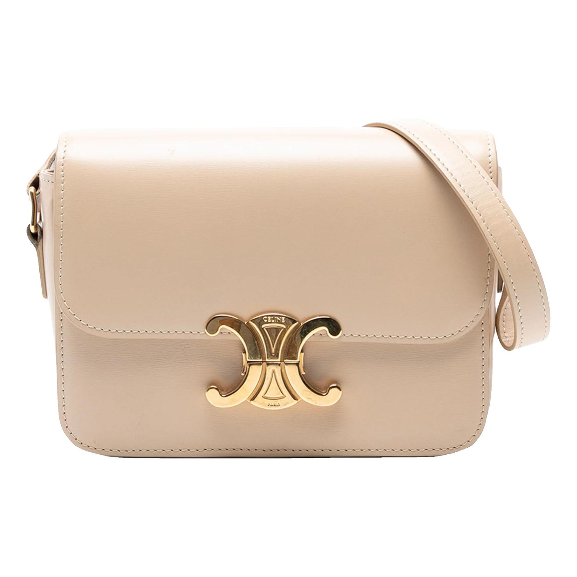 Triomphe leather bag